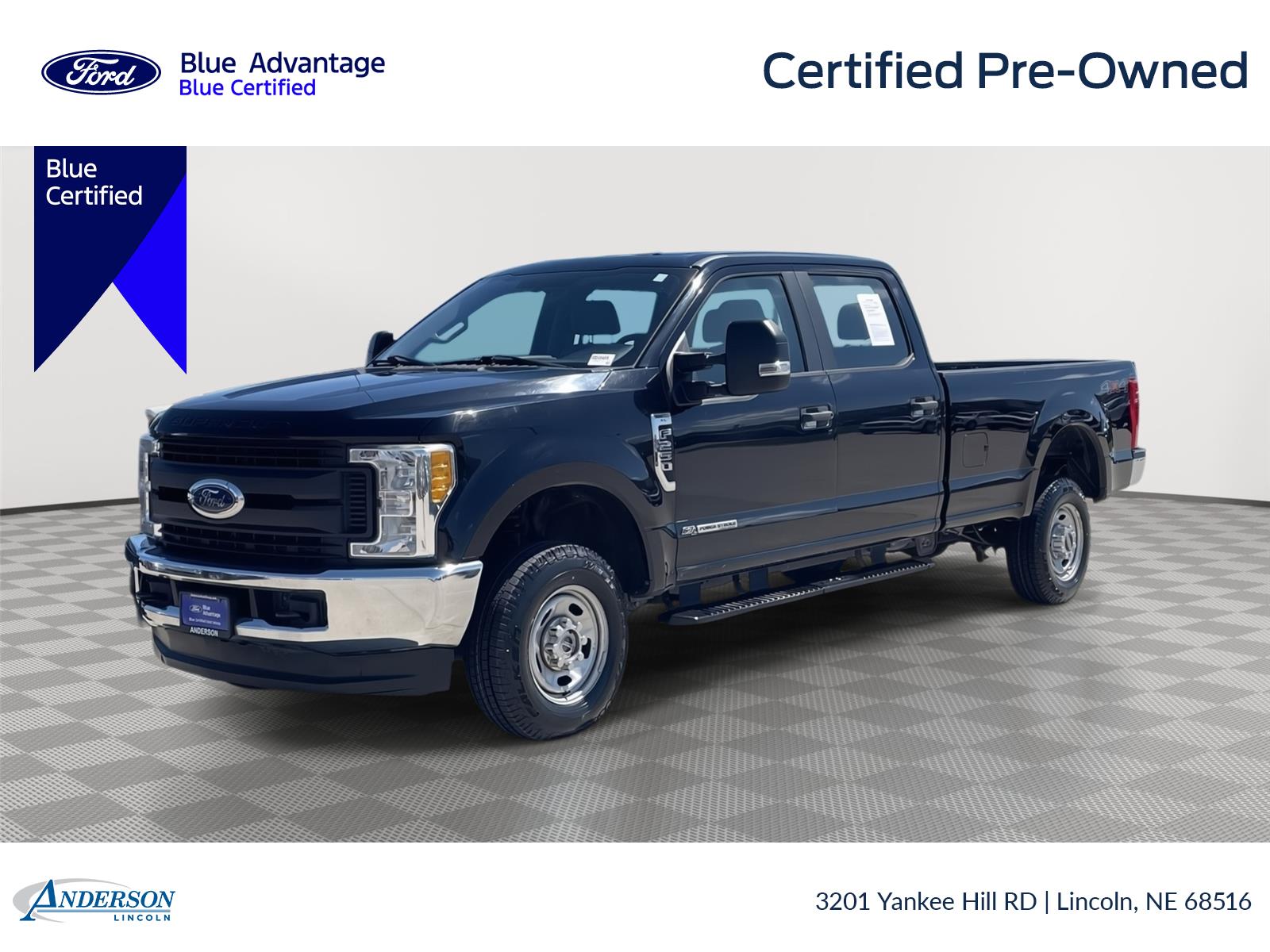 Shadow Black 2017 Ford F-250 Super Duty Pickup Truck Four-Wheel Drive 6-Speed Automatic