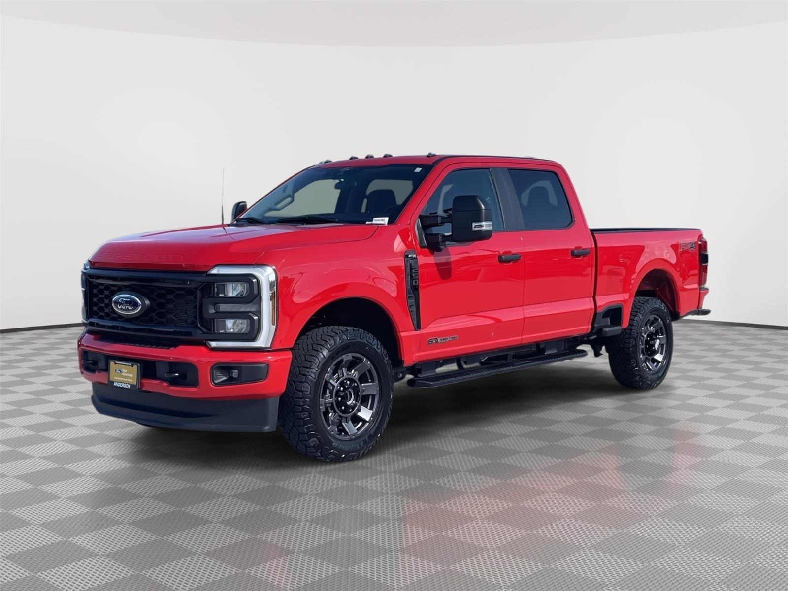 Race Red 2024 Ford F-250 Super Duty Pickup Truck Four-Wheel Drive Automatic