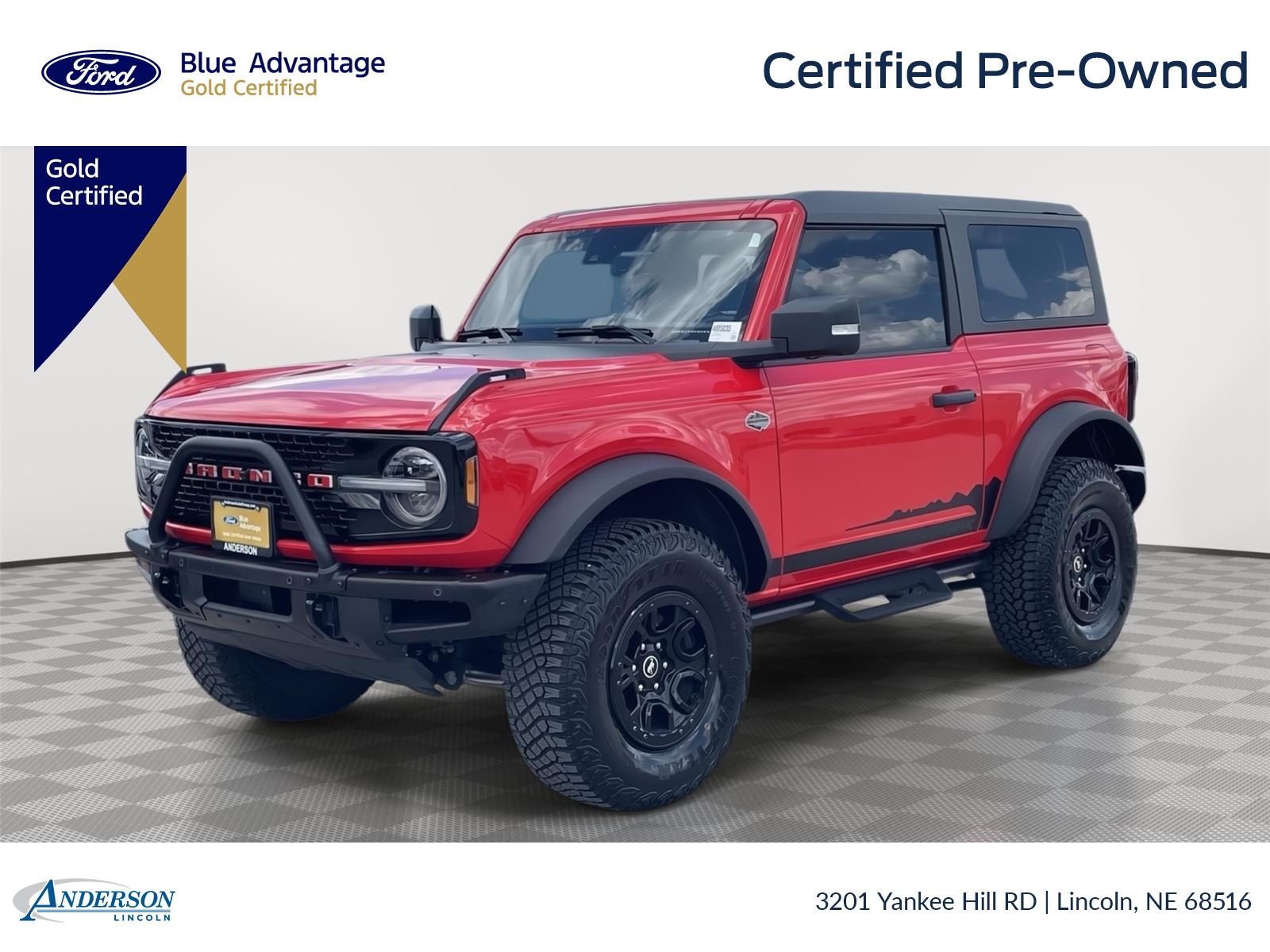 Race Red 2023 Ford Bronco SUV / Crossover Four-Wheel Drive Automatic