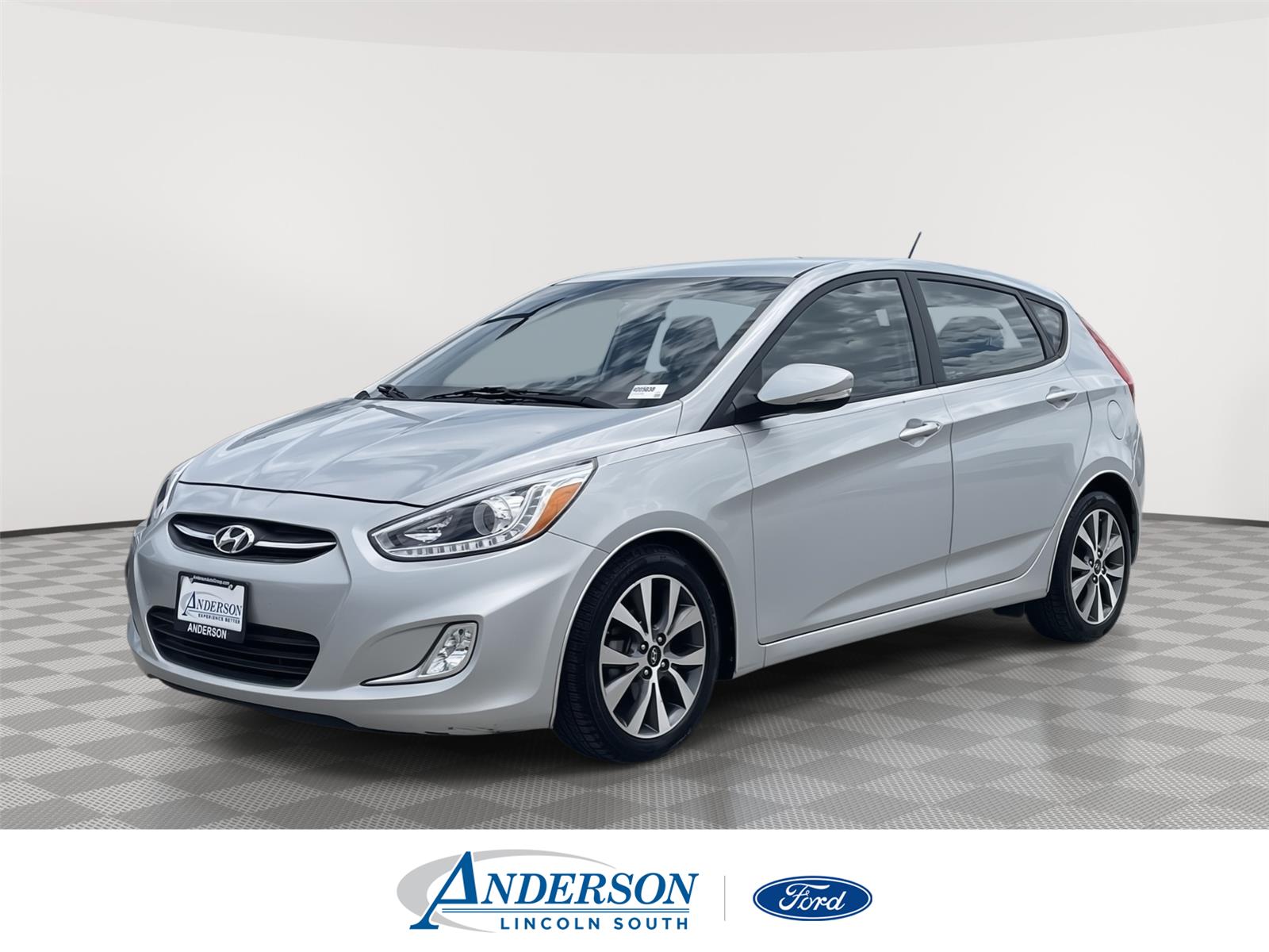 Ironman Silver Metallic 2015 Hyundai Accent Hatchback Front-Wheel Drive Automatic