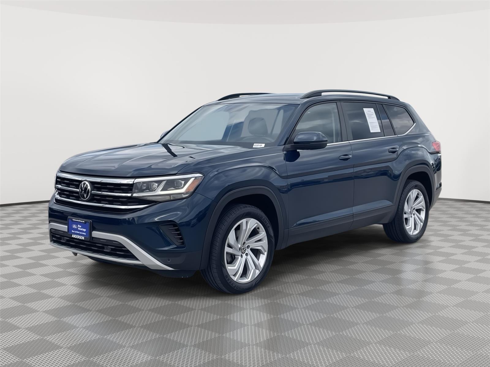 Tourmaline Blue Metallic 2022 Volkswagen Atlas SUV / Crossover All-Wheel Drive Automatic