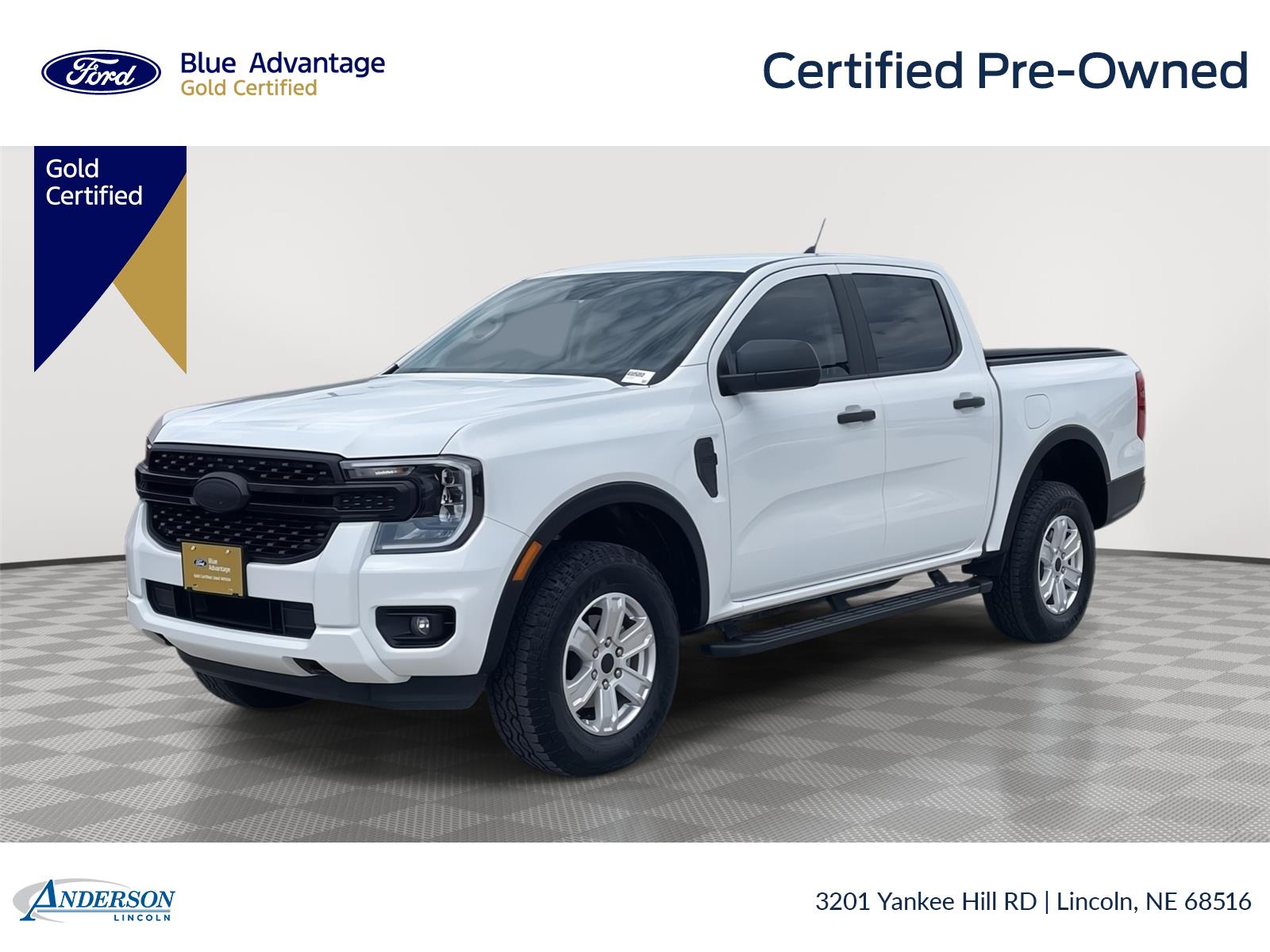 Oxford White 2025 Ford Ranger Pickup Truck Four-Wheel Drive Automatic