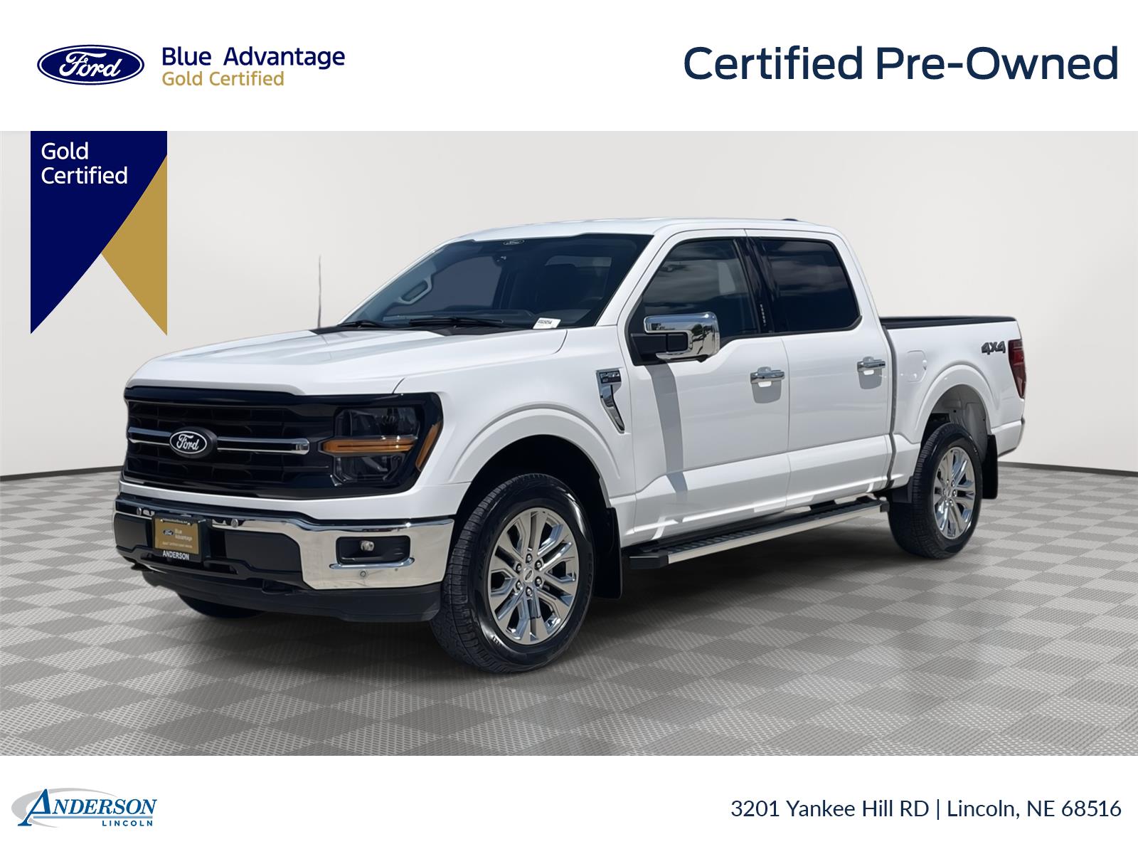 Oxford White 2024 Ford F-150 Pickup Truck Four-Wheel Drive Automatic