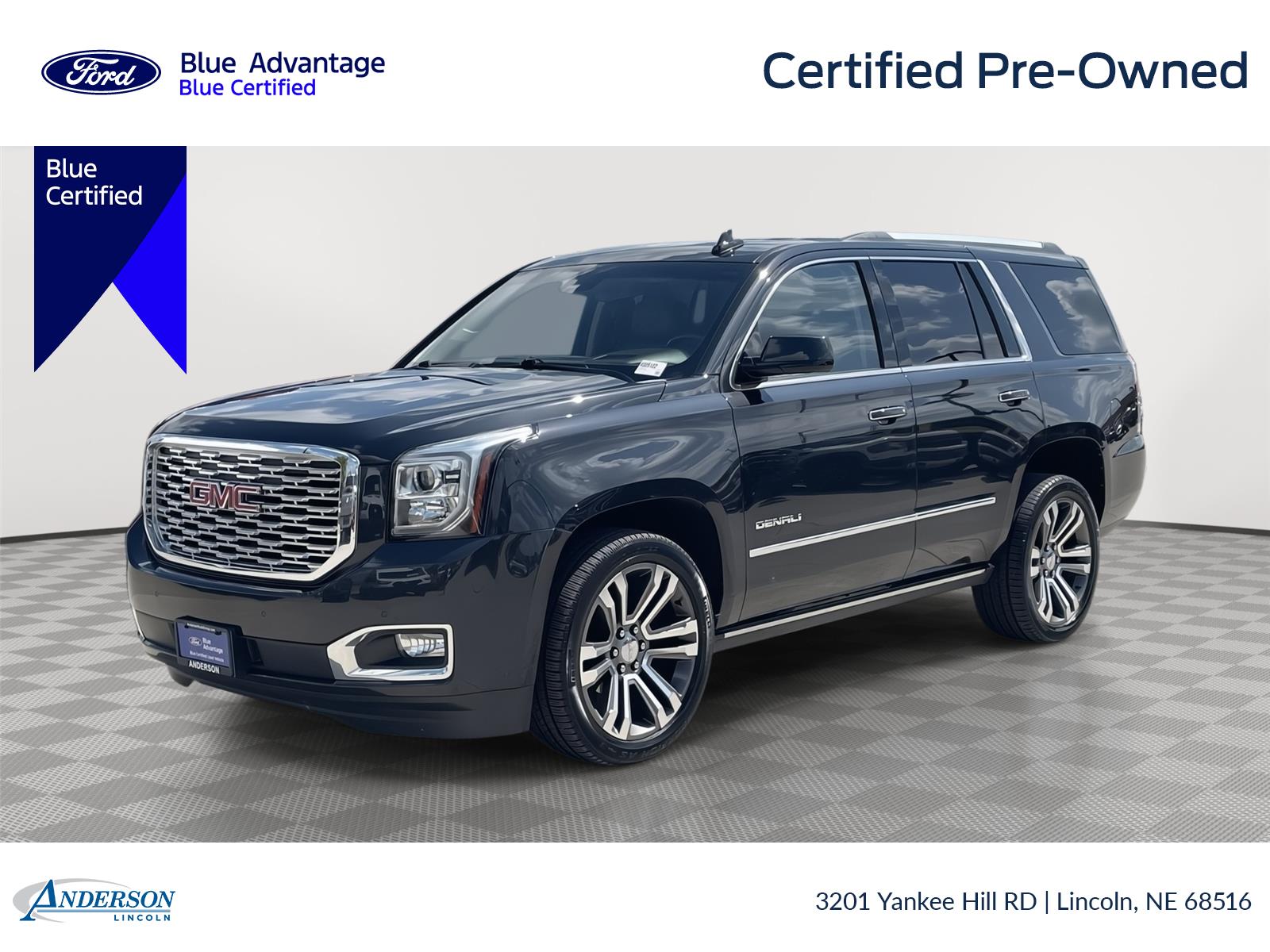 Carbon Black Metallic 2020 GMC Yukon SUV / Crossover Four-Wheel Drive Automatic