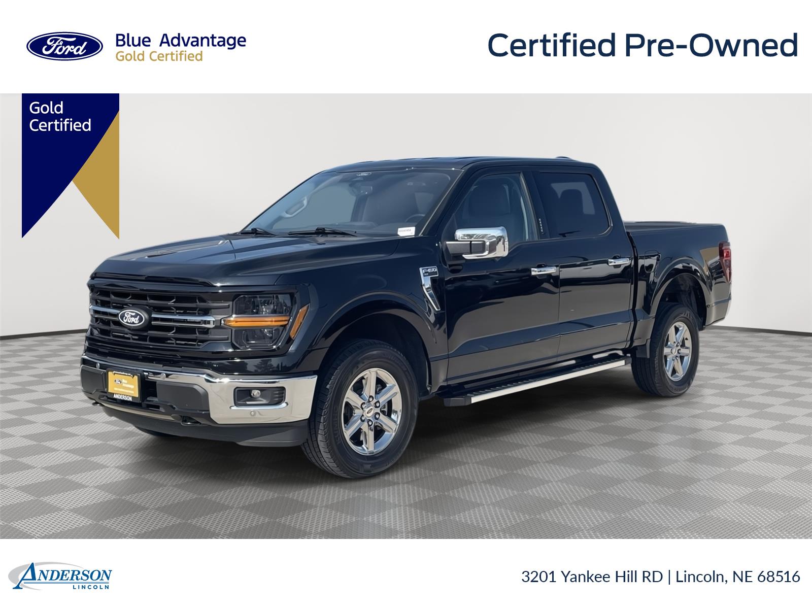 Agate Black 2024 Ford F-150 Pickup Truck Four-Wheel Drive Automatic