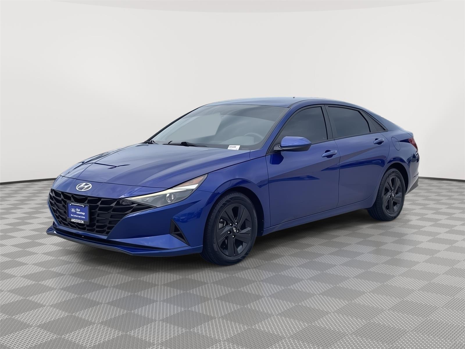 Intense Blue 2022 Hyundai Elantra Sedan Front-Wheel Drive Continuously Variable Transmission