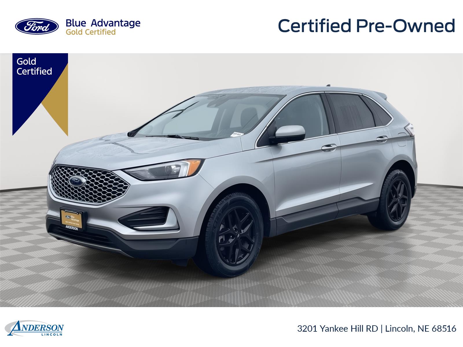 Iconic Silver 2024 Ford Edge SUV / Crossover All-Wheel Drive 8-Speed Automatic