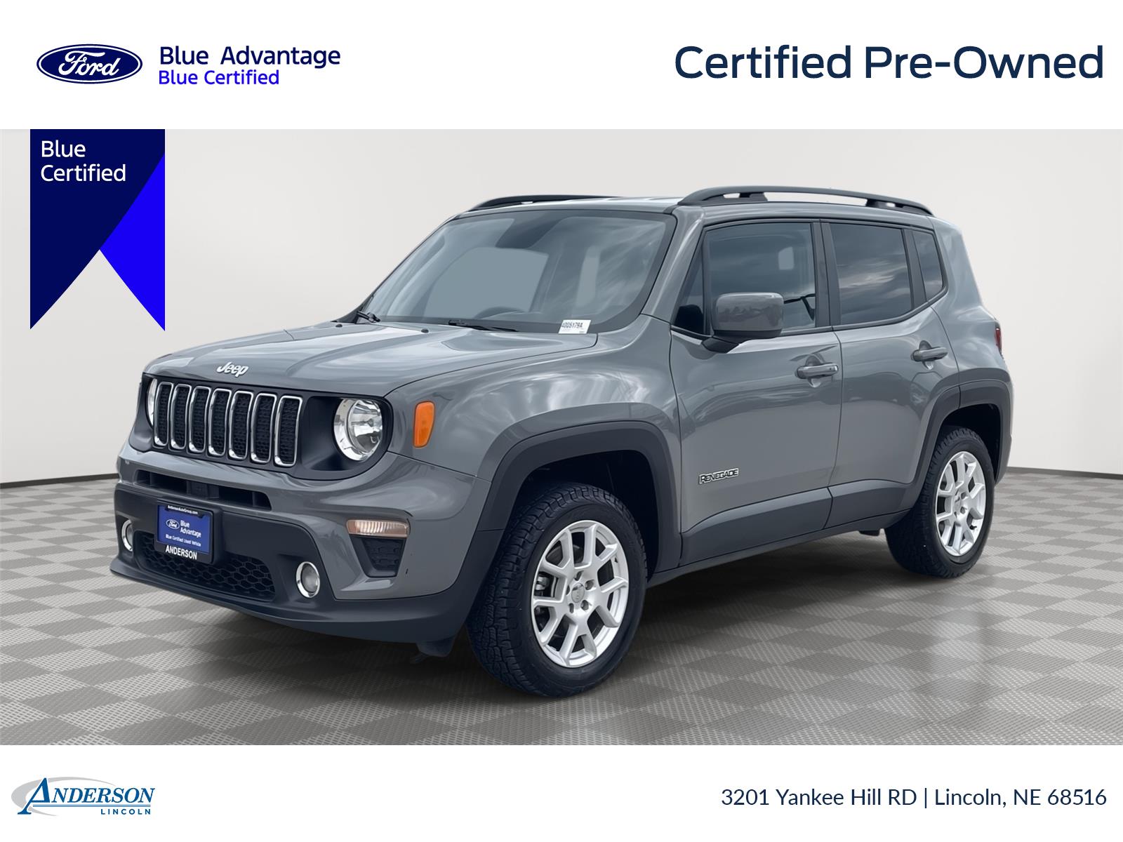Sting-Gray Clearcoat 2020 Jeep Renegade SUV / Crossover Four-Wheel Drive 9-Speed Automatic