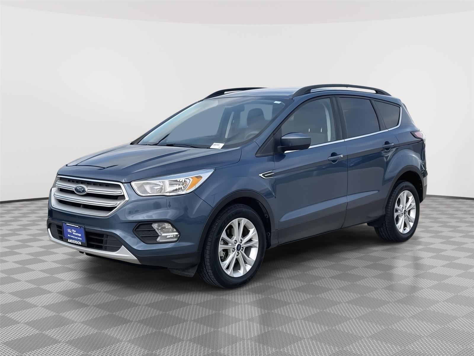 Blue 2018 Ford Escape SUV / Crossover Front-Wheel Drive 6-Speed Automatic