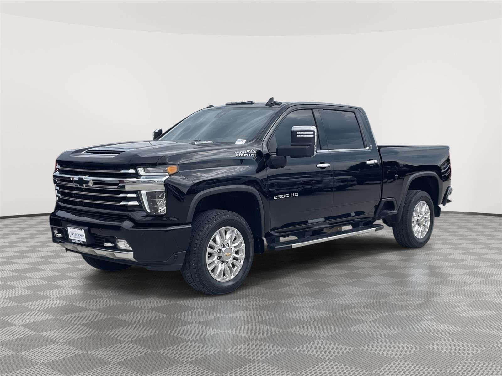 Black 2022 Chevrolet Silverado 2500HD Pickup Truck Four-Wheel Drive Automatic