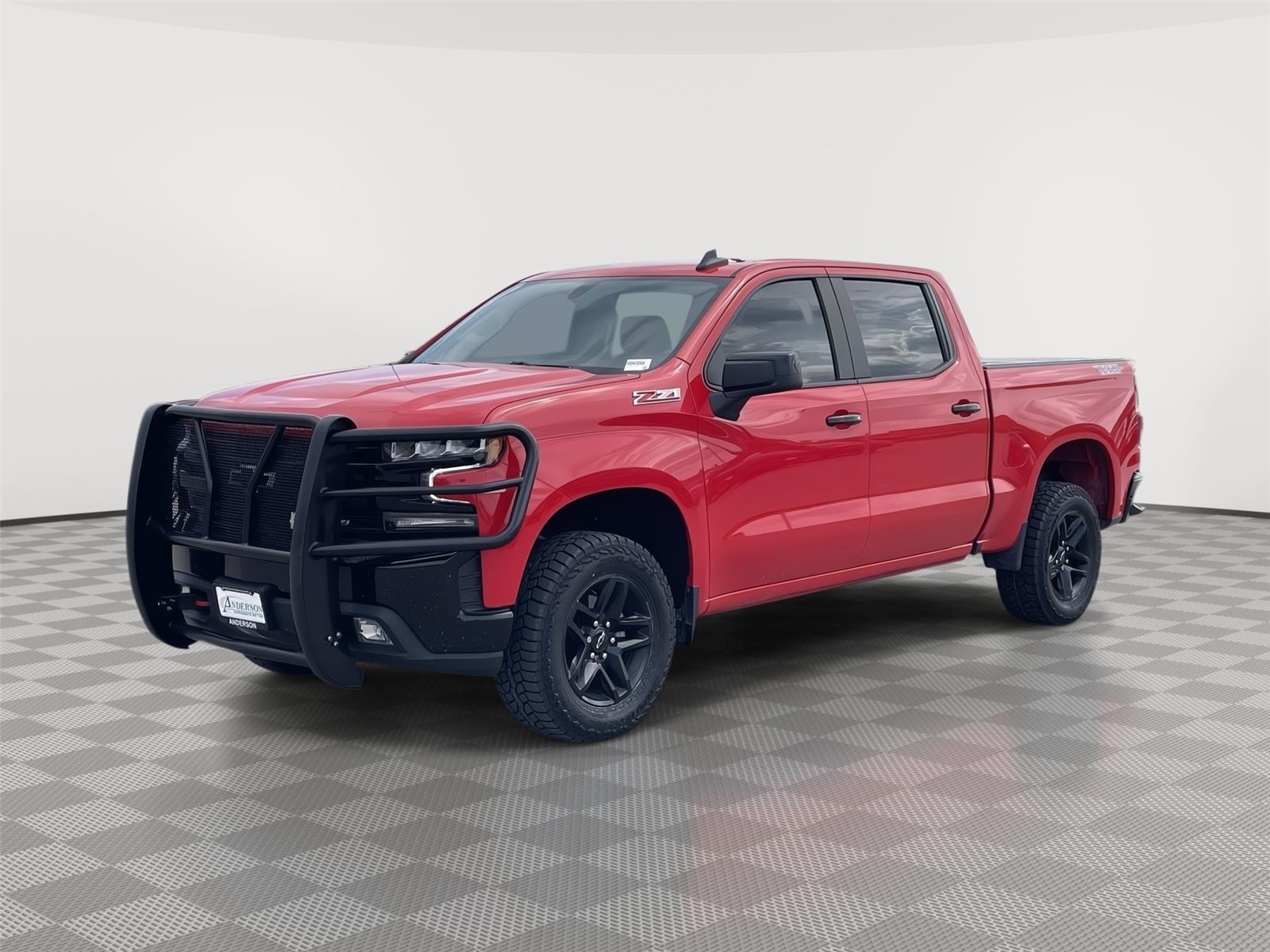 Red Hot 2021 Chevrolet Silverado 1500 Pickup Truck Four-Wheel Drive Automatic