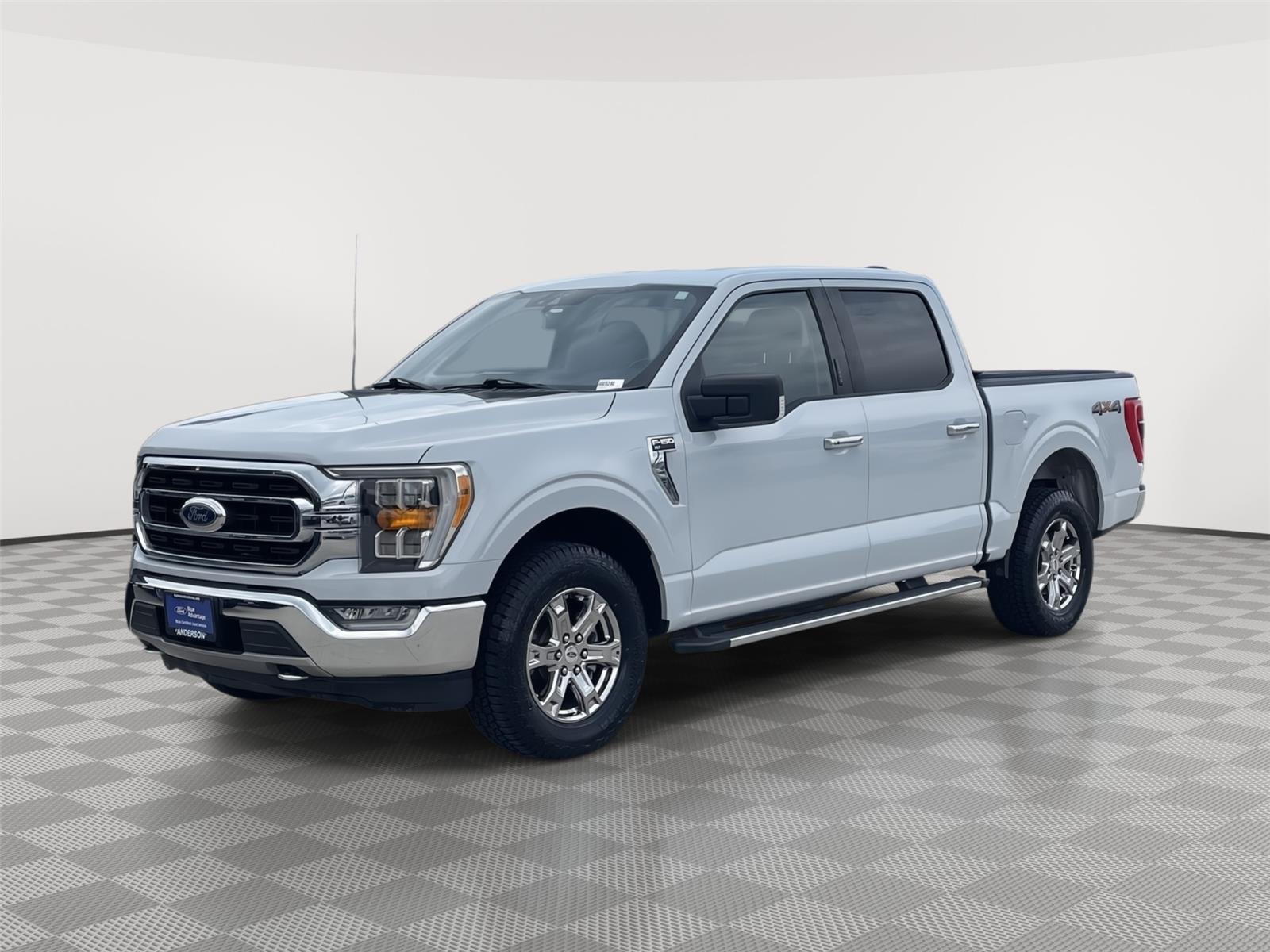 Space White 2021 Ford F-150 Pickup Truck Four-Wheel Drive Automatic