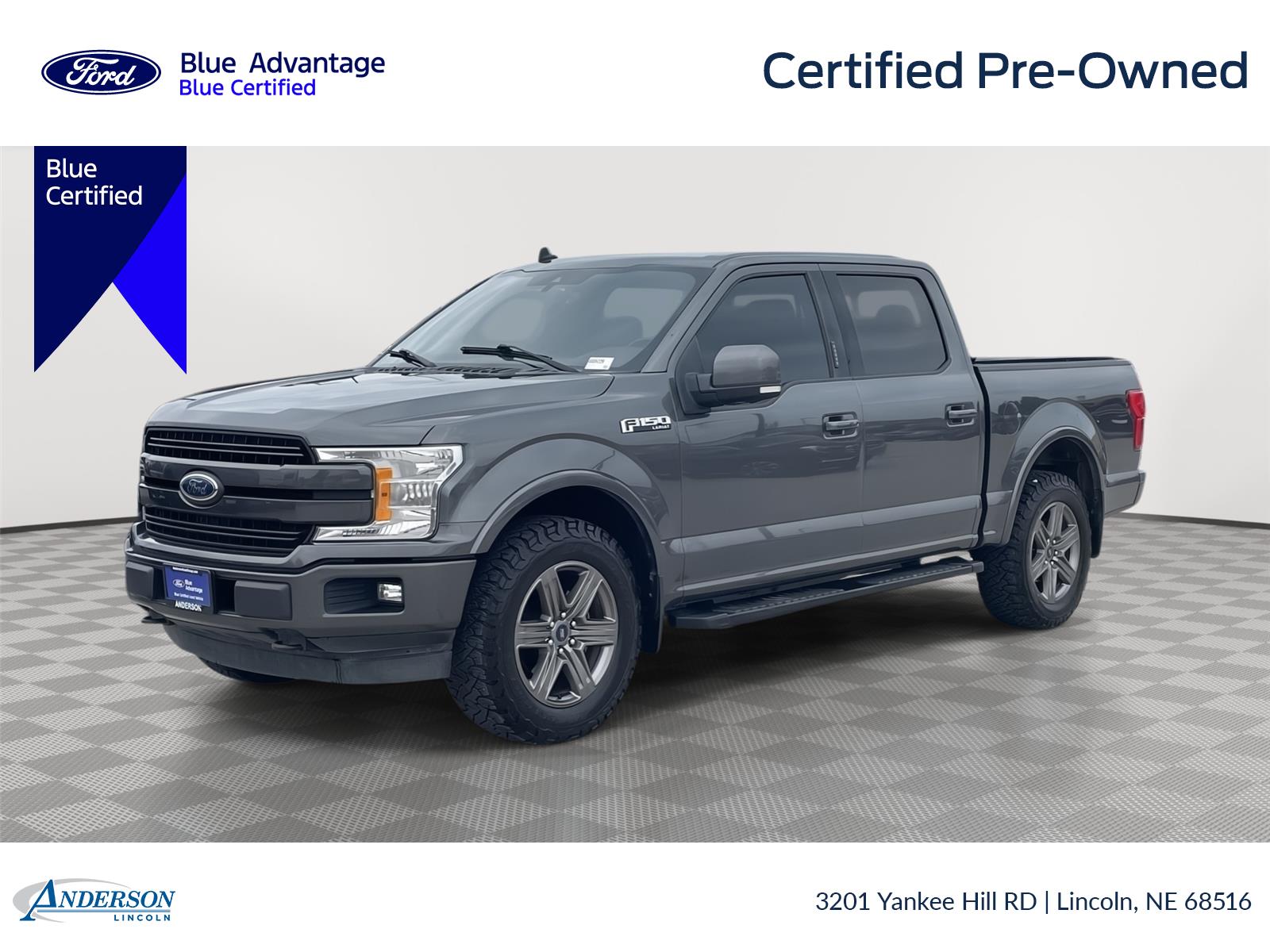 Gray (Magnetic) 2020 Ford F-150 Pickup Truck Four-Wheel Drive Automatic