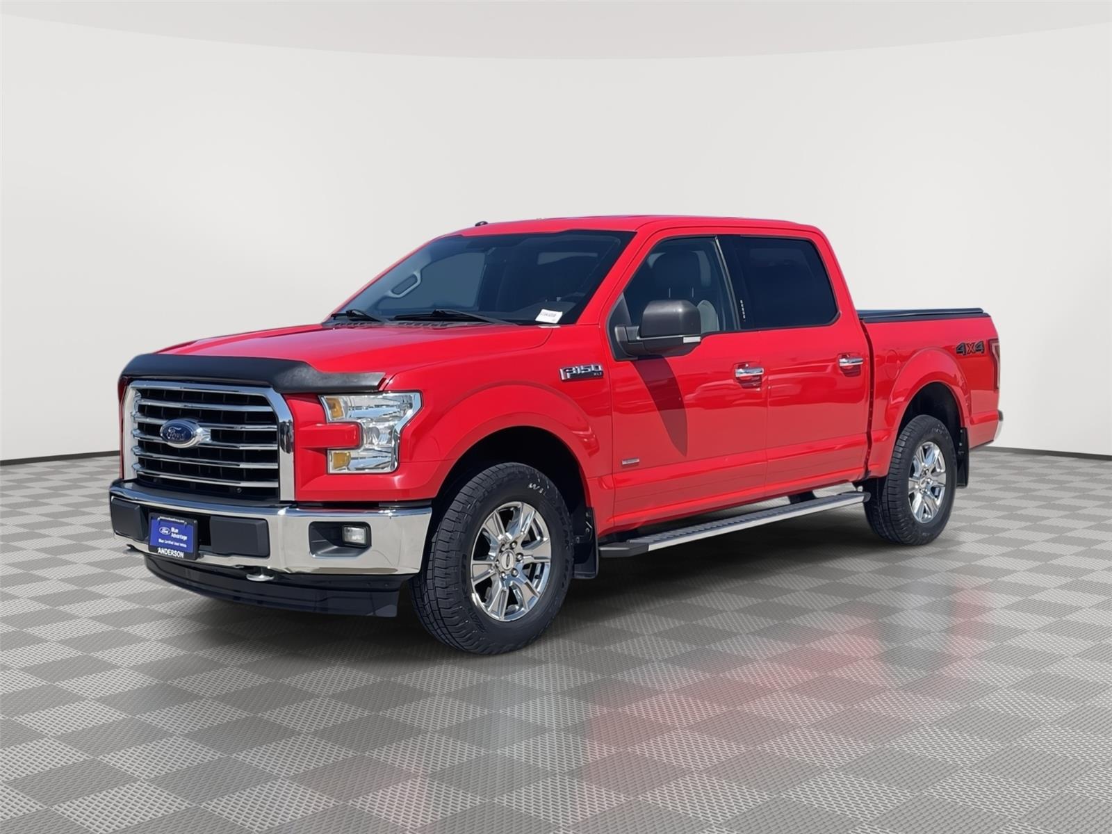 Race Red 2017 Ford F-150 Pickup Truck Four-Wheel Drive 6-Speed Automatic
