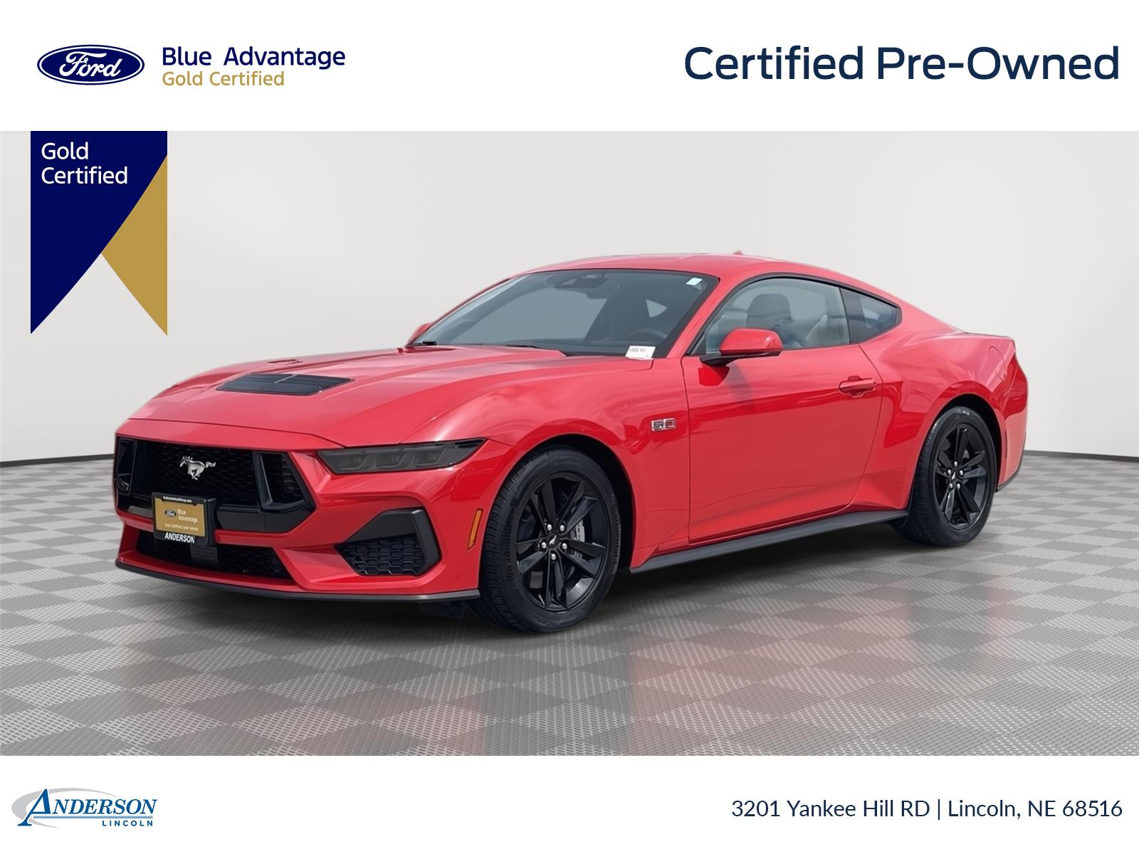 Race Red 2026 Ford Mustang Coupe Rear-Wheel Drive Automatic