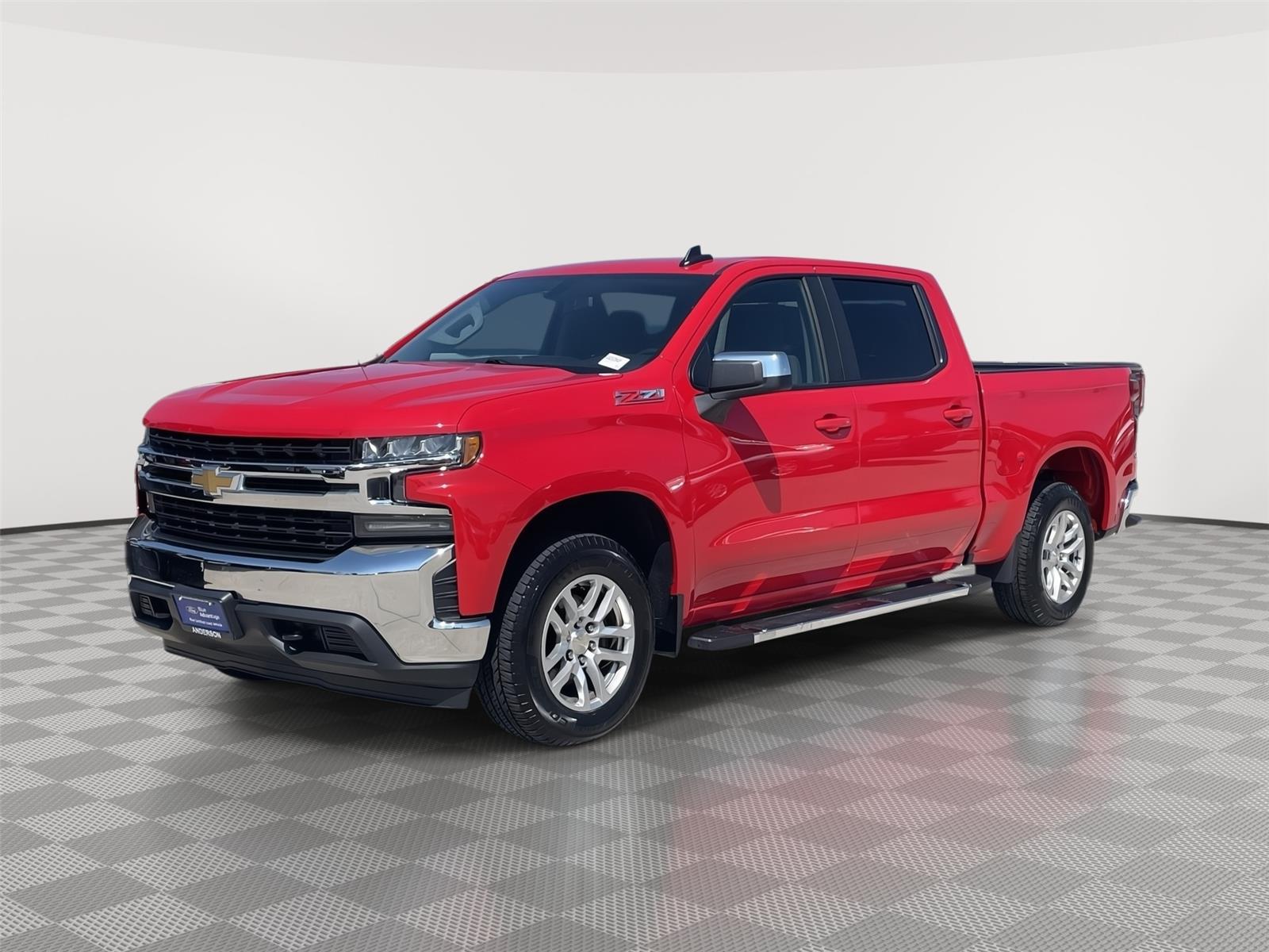 Red Hot 2019 Chevrolet Silverado 1500 Pickup Truck Four-Wheel Drive 8-Speed Automatic