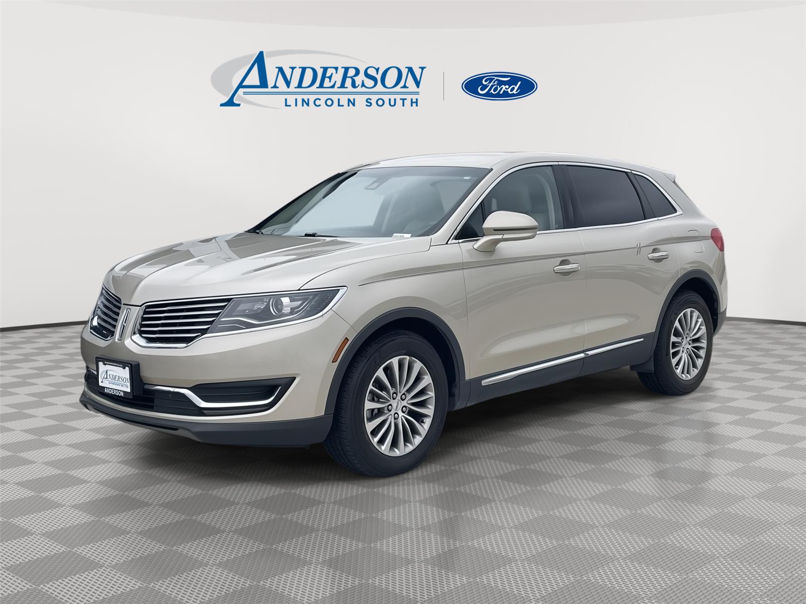 Palladium White Gold Metallic 2017 Lincoln MKX SUV / Crossover All-Wheel Drive 6-Speed Automatic