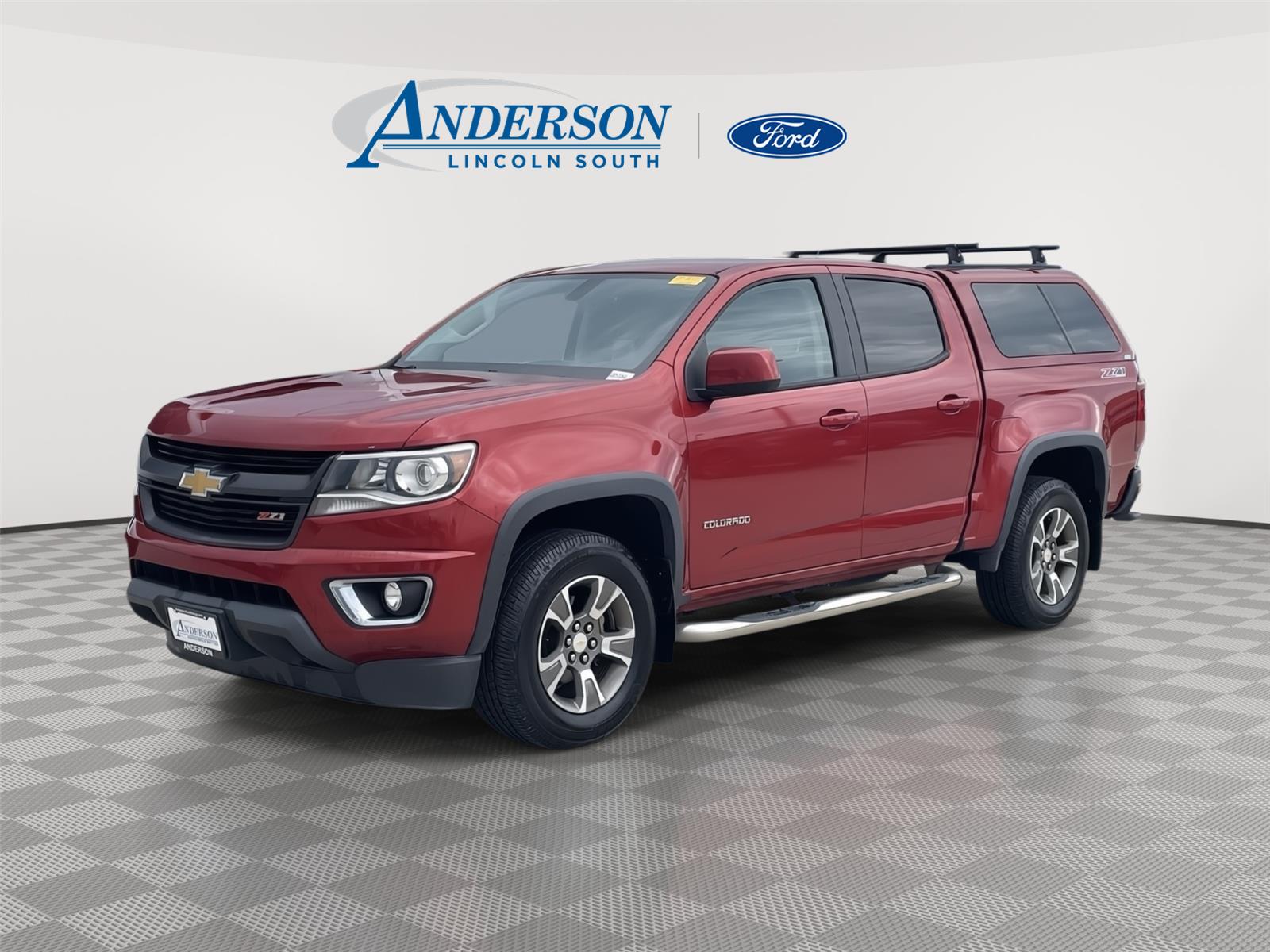 Red Rock Metallic 2015 Chevrolet Colorado Pickup Truck Four-Wheel Drive 6-Speed Automatic