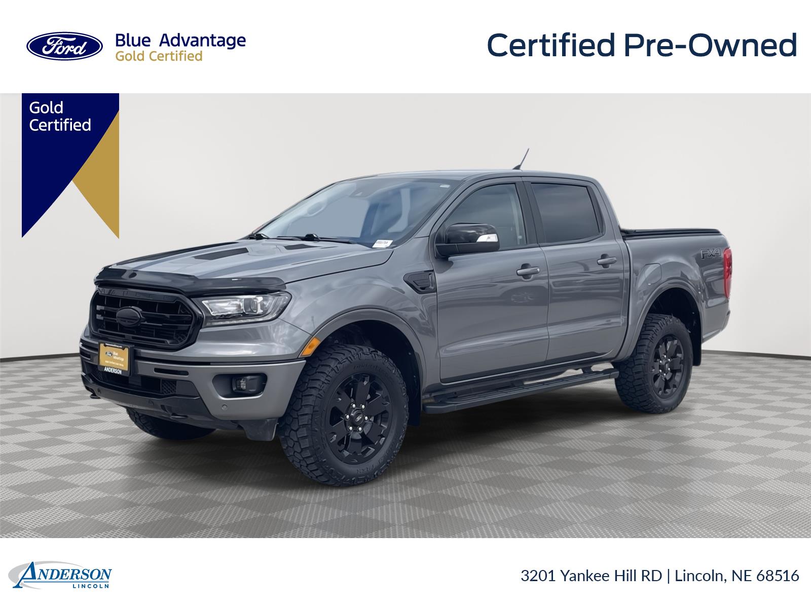 Carbonized Gray 2021 Ford Ranger Pickup Truck Four-Wheel Drive Automatic