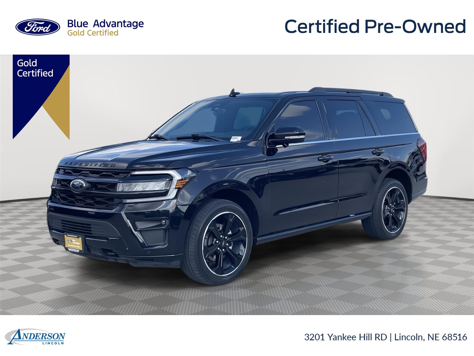 Agate Black 2022 Ford Expedition SUV / Crossover Four-Wheel Drive Automatic