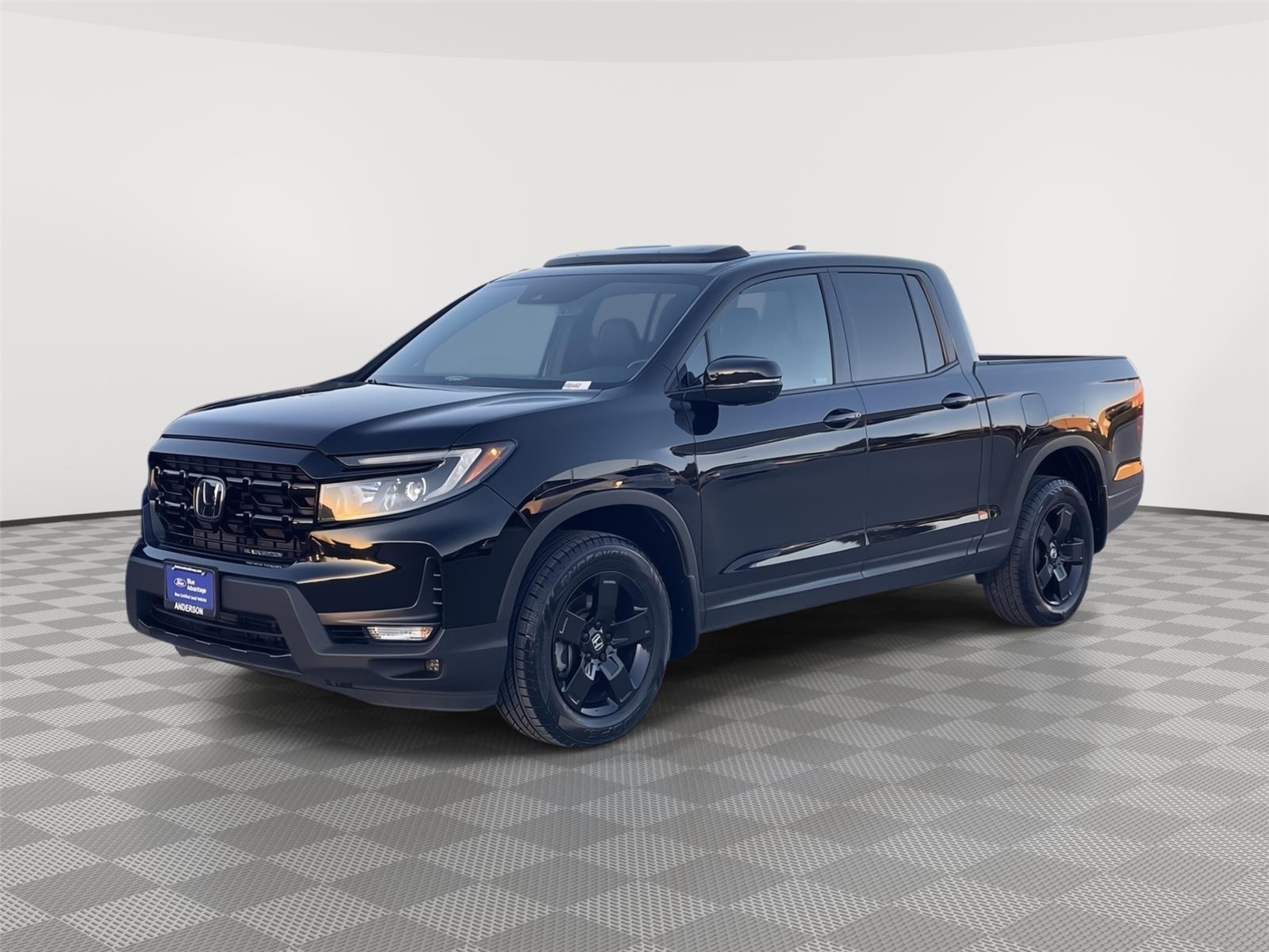 Crystal Black Pearl 2024 Honda Ridgeline Pickup Truck All-Wheel Drive Automatic