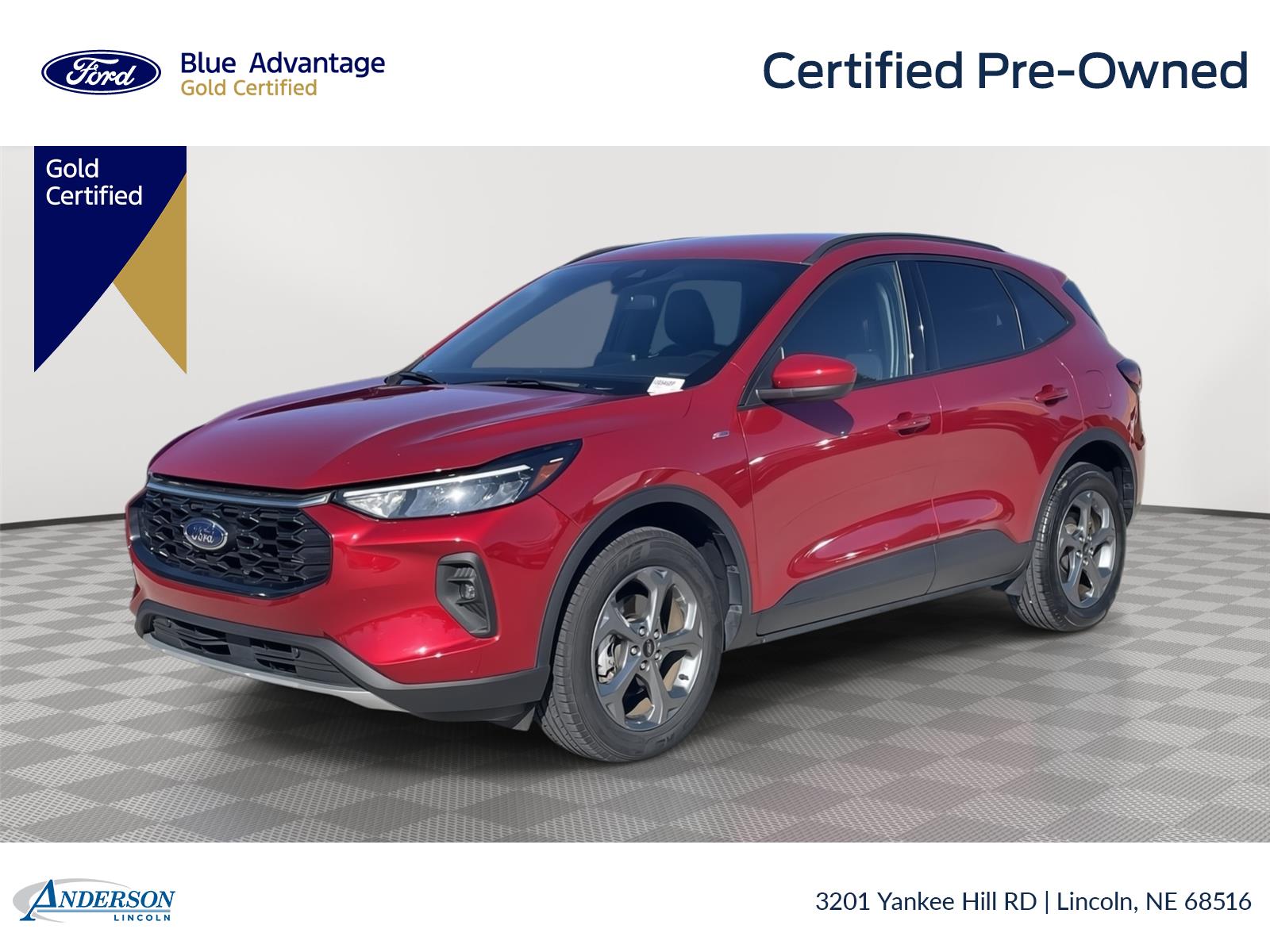 Rapid Red Metallic Tinted Clearcoat 2025 Ford Escape SUV / Crossover All-Wheel Drive 8-Speed Automatic