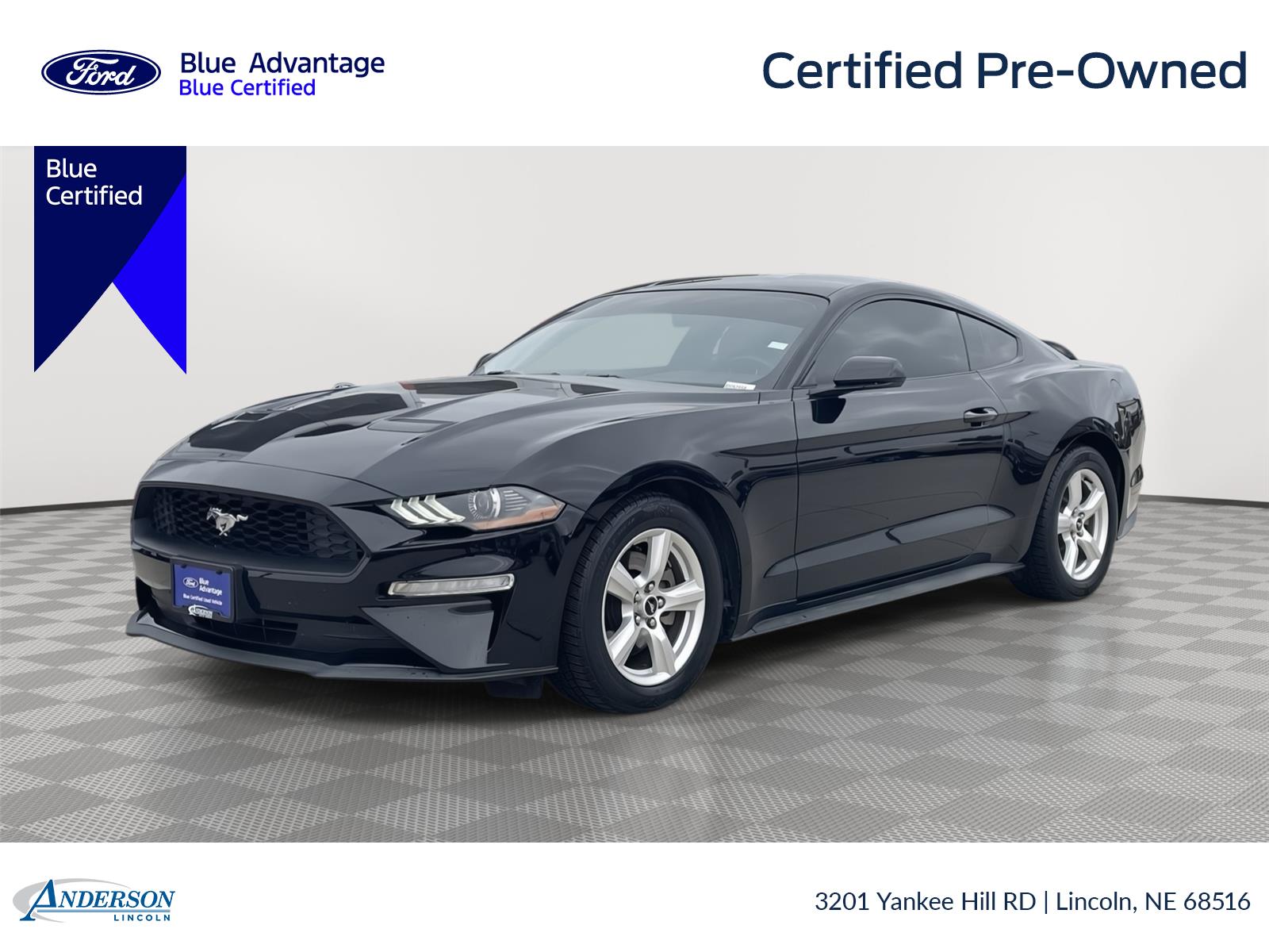 Shadow Black 2019 Ford Mustang Coupe Rear-Wheel Drive Automatic