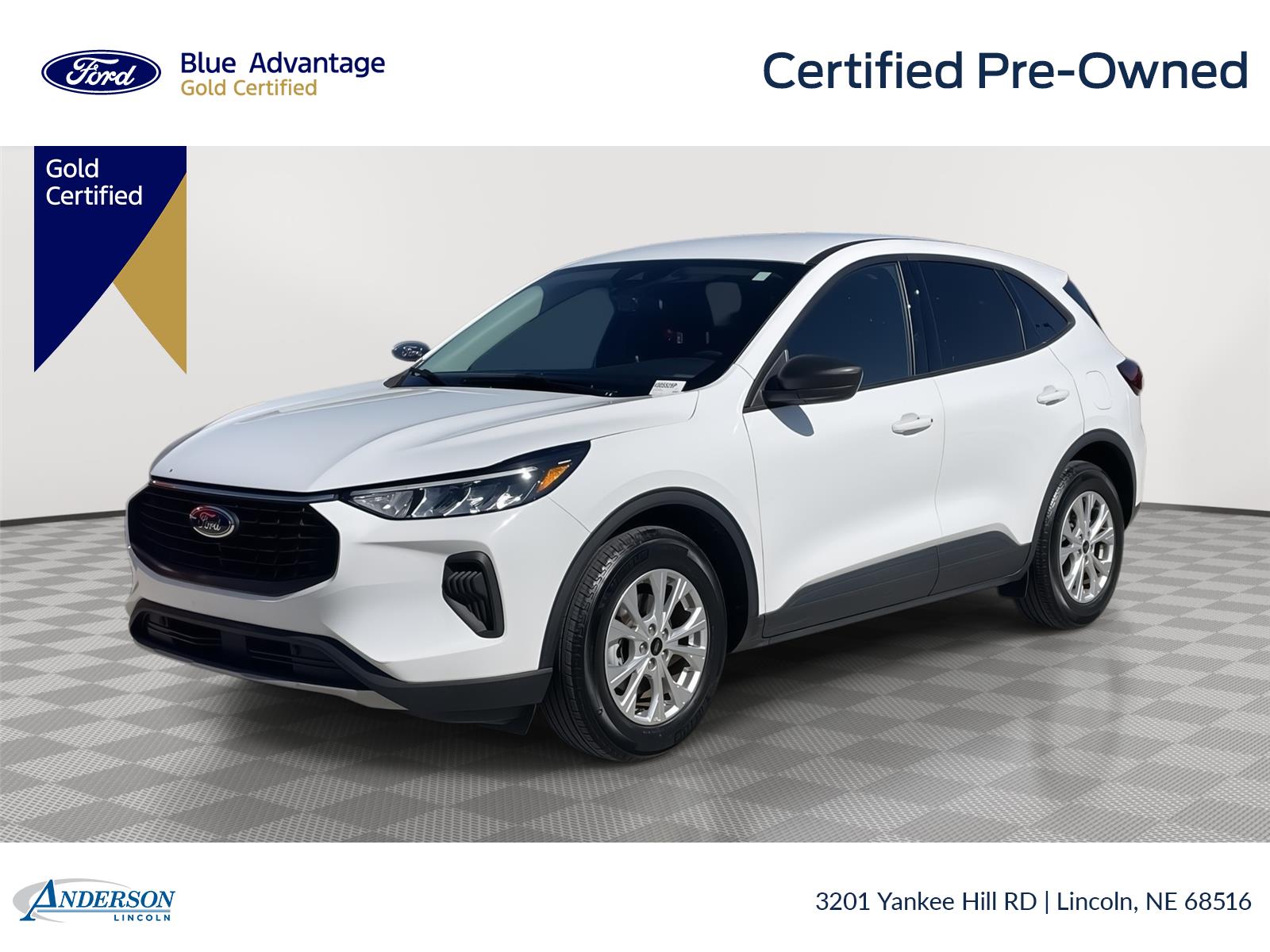 Oxford White 2025 Ford Escape SUV / Crossover Front-Wheel Drive 8-Speed Automatic