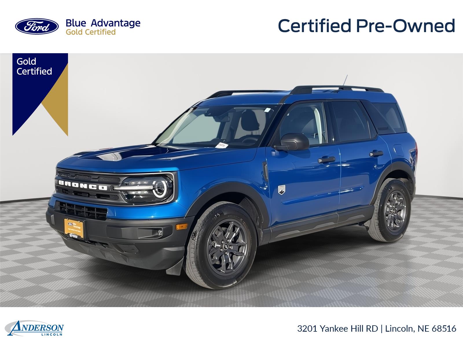 Velocity Blue 2022 Ford Bronco Sport SUV / Crossover All-Wheel Drive 8-Speed Automatic