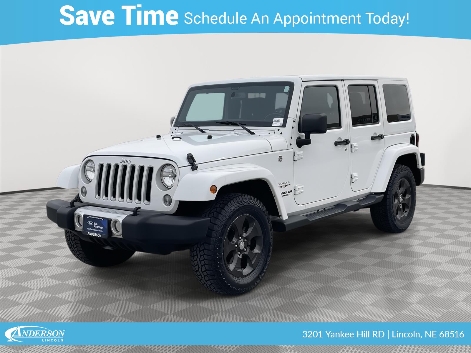 Used 2017 Jeep Wrangler Unlimited Sahara Stock: 4002587