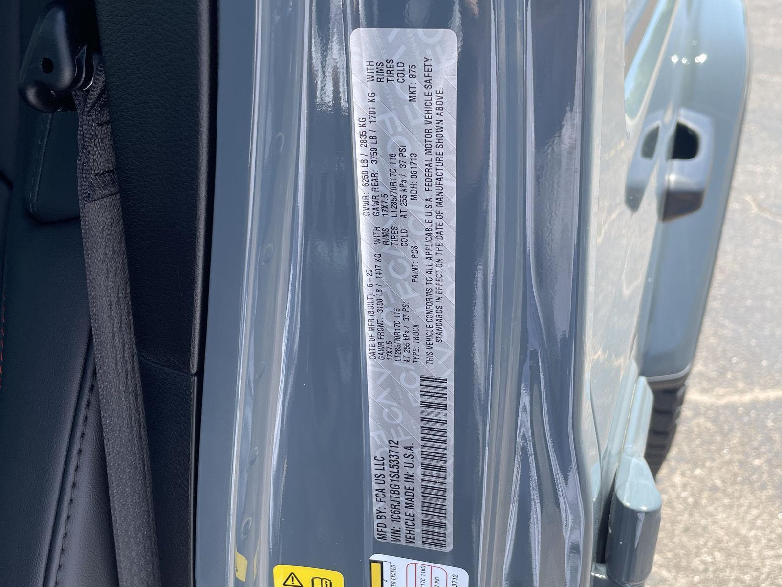 New 2025 Jeep Gladiator Rubicon X Crew Cab Truck for sale in Grand Island NE