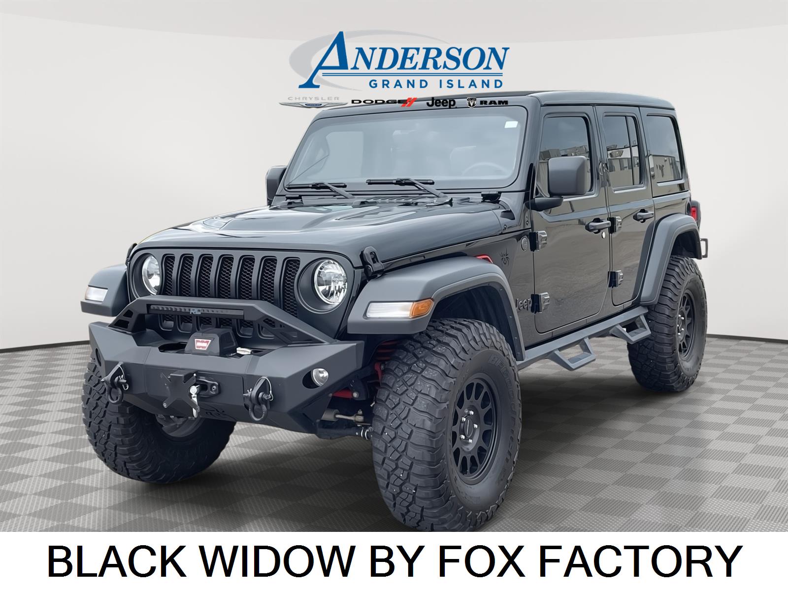 Used 2023 Jeep Wrangler/ BLACK WIDOW Sport S SUV for sale in Grand Island NE