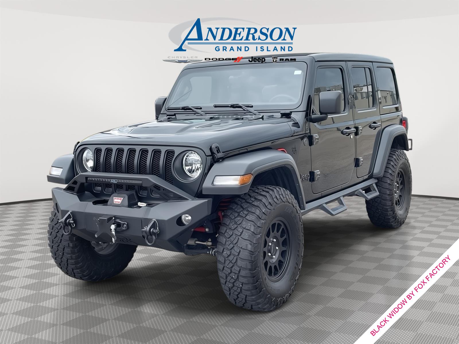 Used 2023 Jeep Wrangler/ BLACK WIDOW Sport S SUV for sale in Grand Island NE