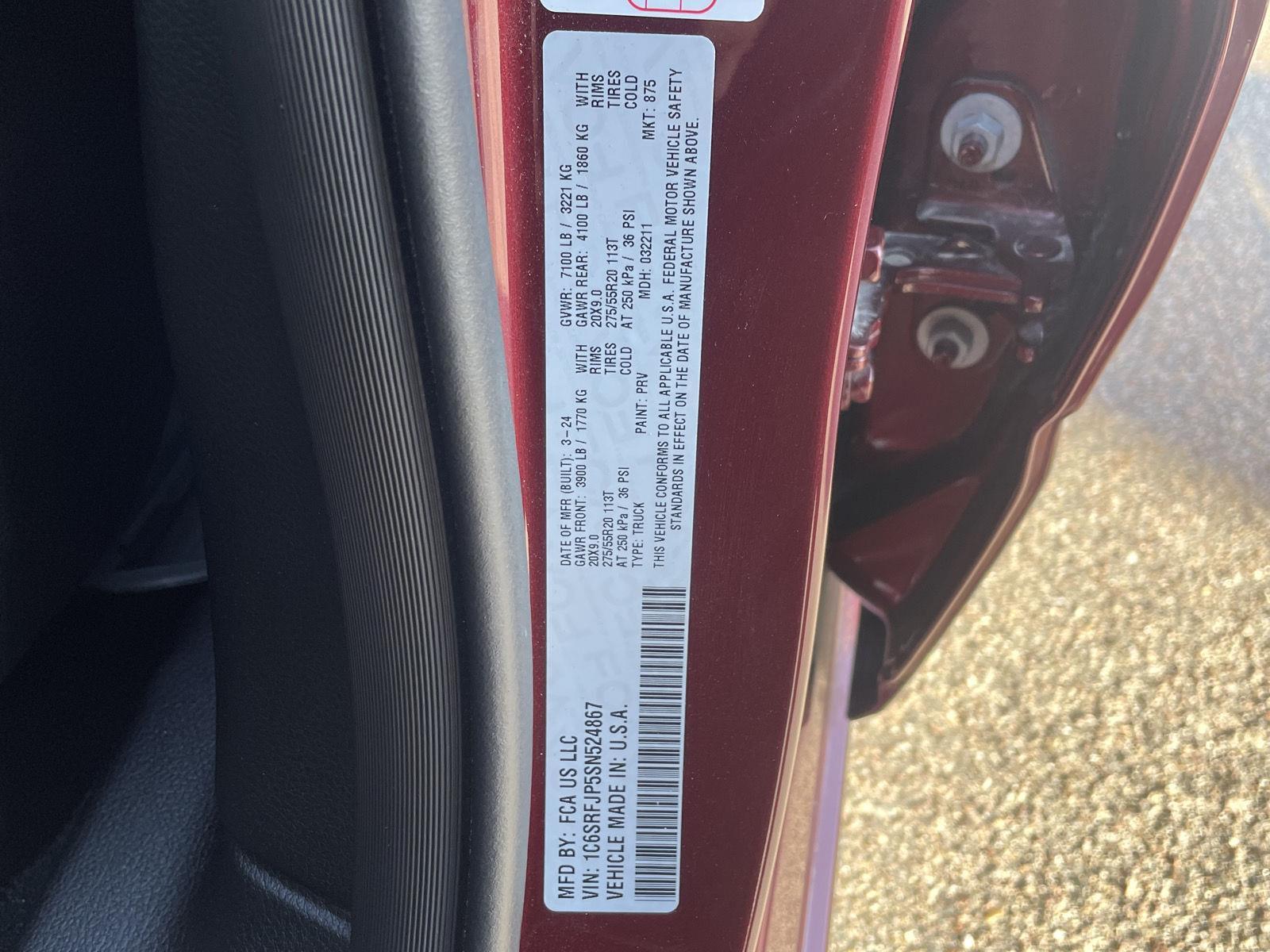 Used 2025 Ram 1500 Laramie Crew Cab Truck for sale in Grand Island NE