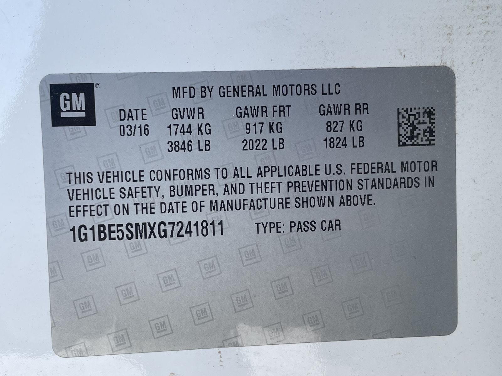 Used 2016 Chevrolet Cruze LT Sedan for sale in Grand Island NE