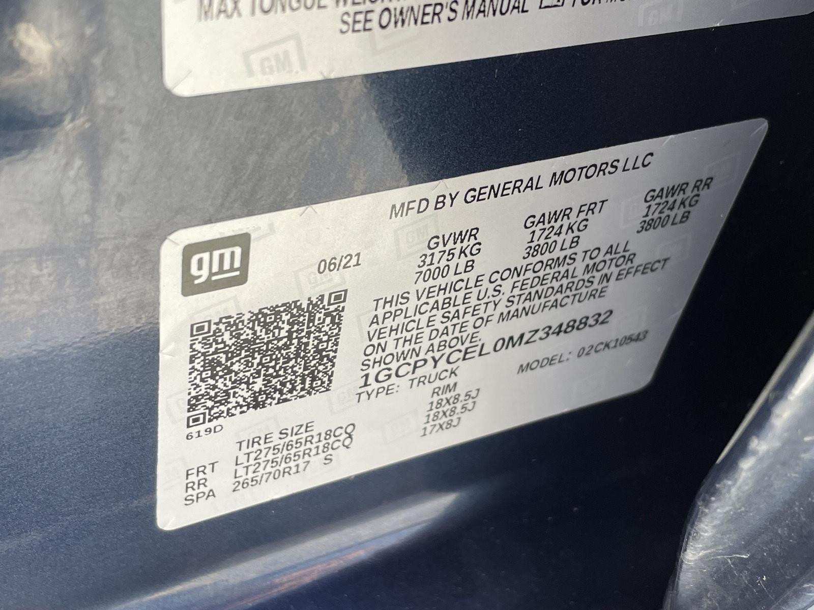 Used 2021 Chevrolet Silverado 1500 Custom Trail Boss Crew Cab Truck for sale in Grand Island NE