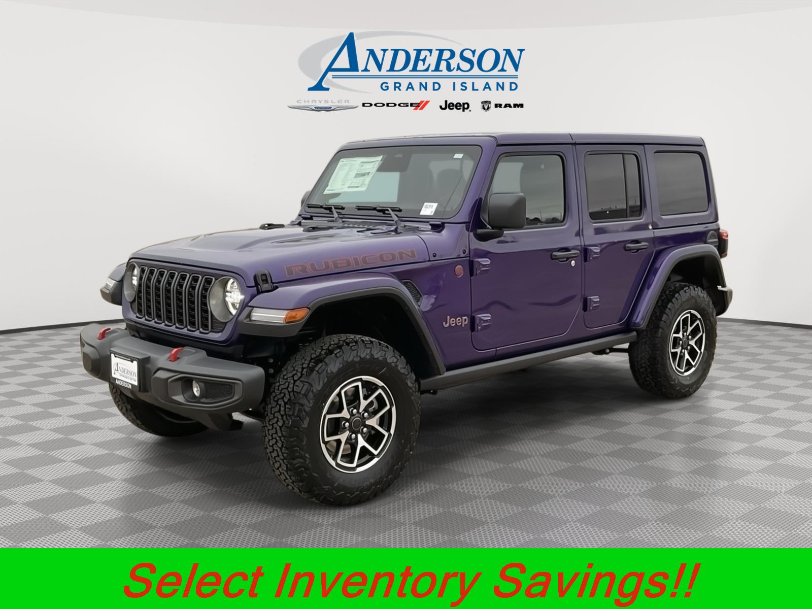 New 2026 Jeep Wrangler Rubicon 4-door for sale in Grand Island NE