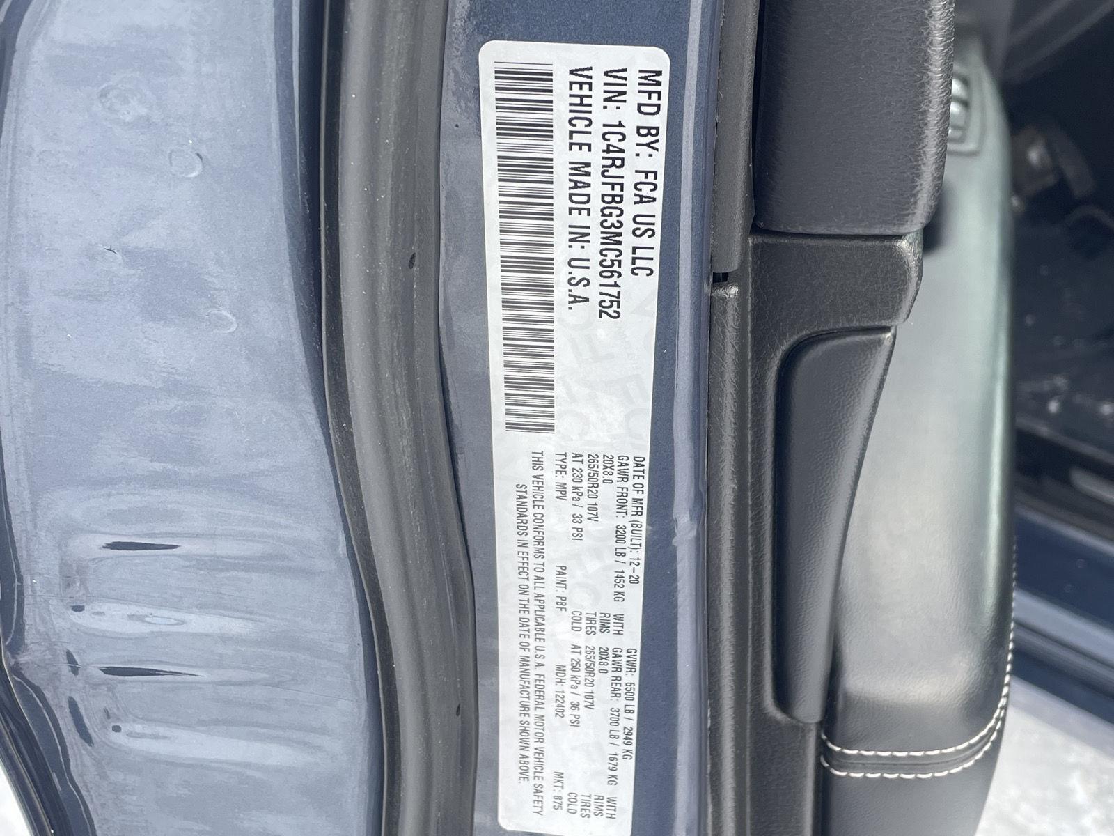 Pre-Owned 2021 Jeep Grand Cherokee for sale in Grand Island NE