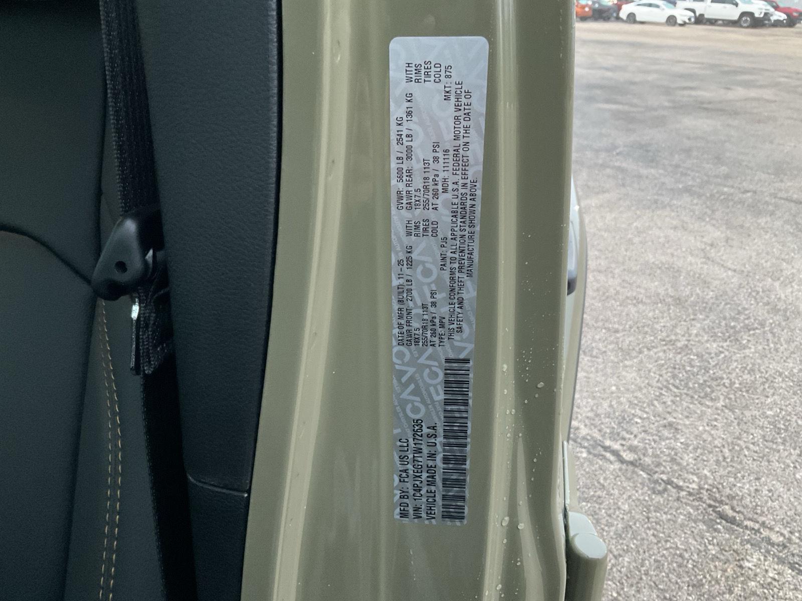 New 2026 Jeep Wrangler for sale in Grand Island NE