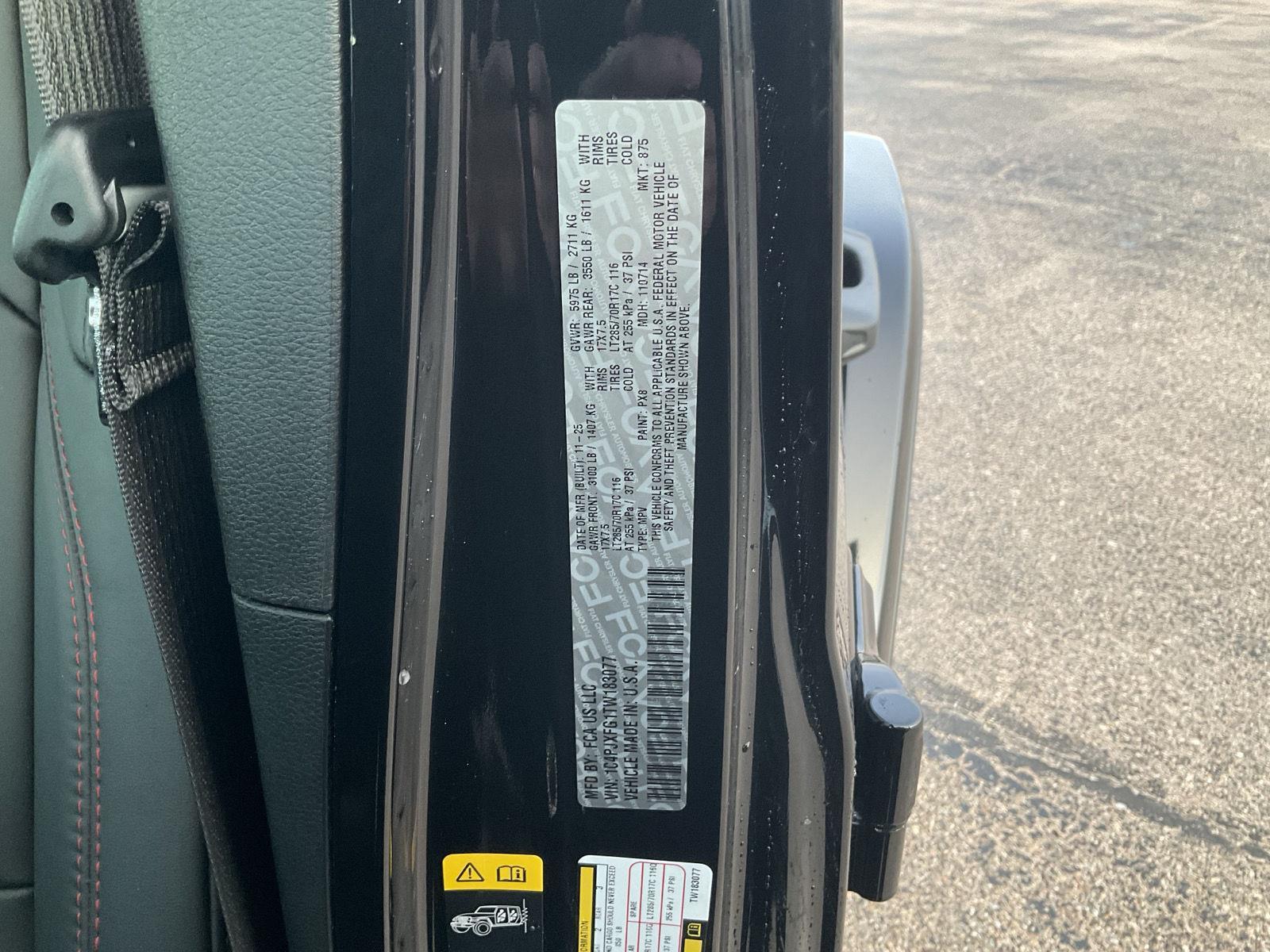 New 2026 Jeep Wrangler for sale in Grand Island NE