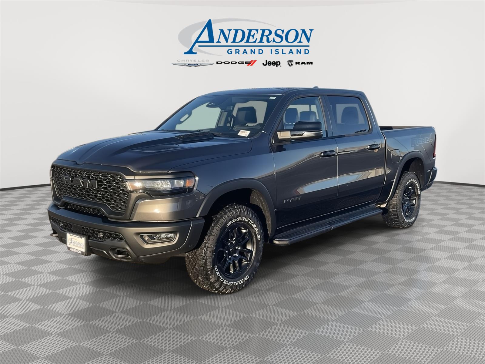Gray (Granite Crystal Metallic Clearcoat) 2026 RAM 1500 Pickup Truck Four-Wheel Drive 8-Speed Automatic