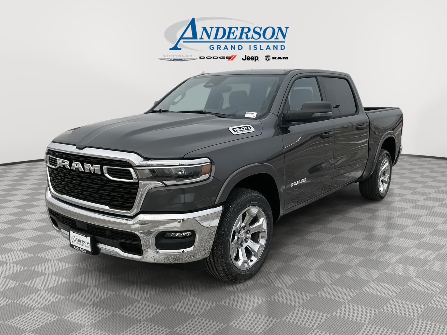 Gray (Granite Crystal Metallic Clearcoat) 2026 RAM 1500 Pickup Truck Four-Wheel Drive 8-Speed Automatic