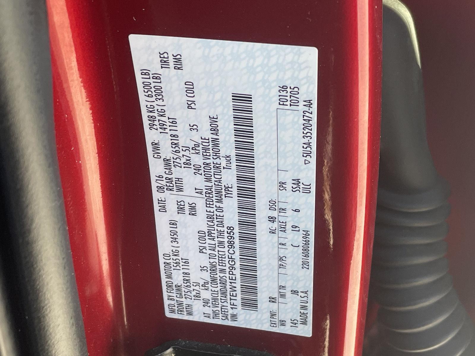 Used 2016 Ford F-150 for sale in Grand Island NE