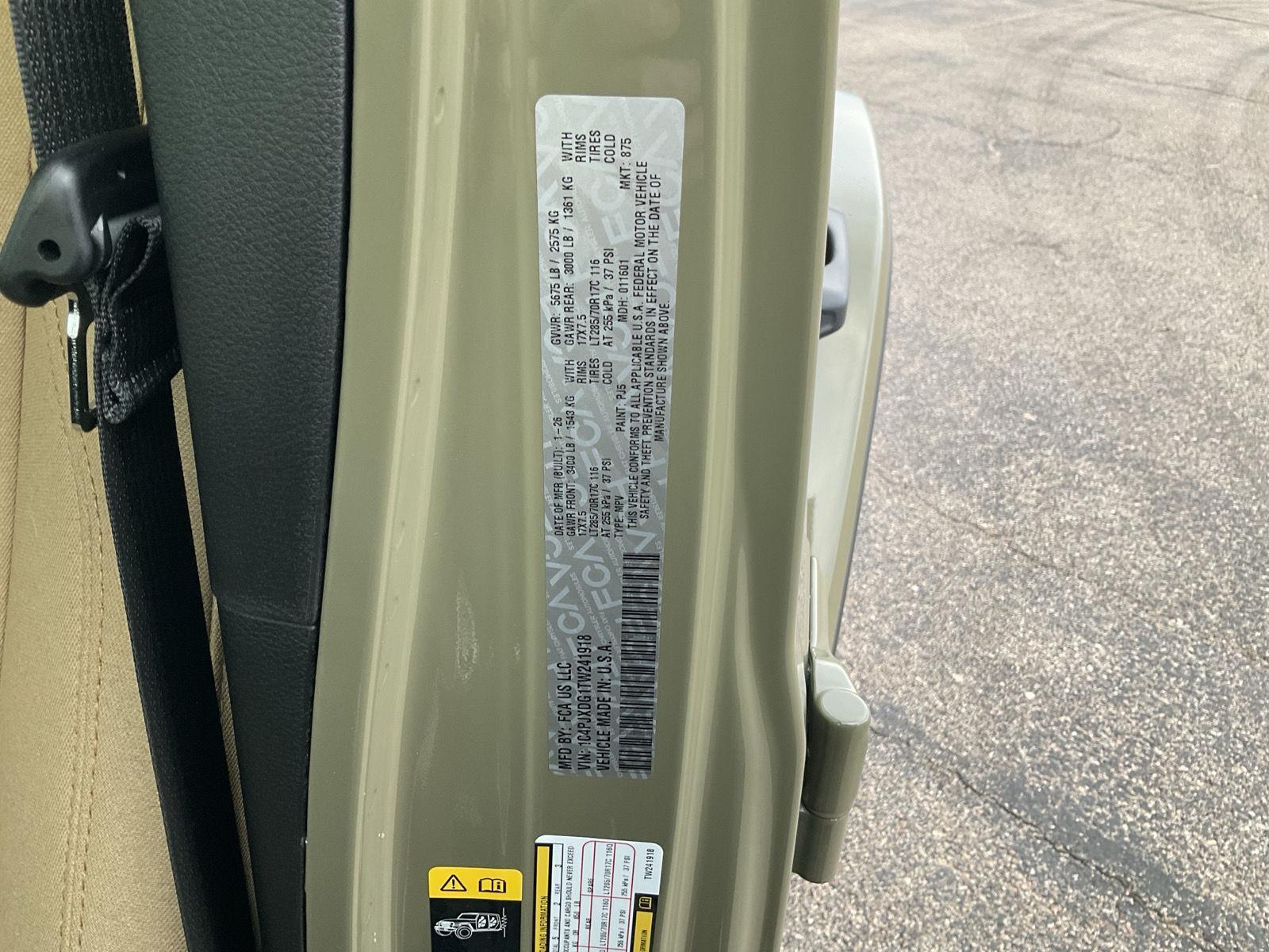 New 2026 Jeep Wrangler for sale in Grand Island NE