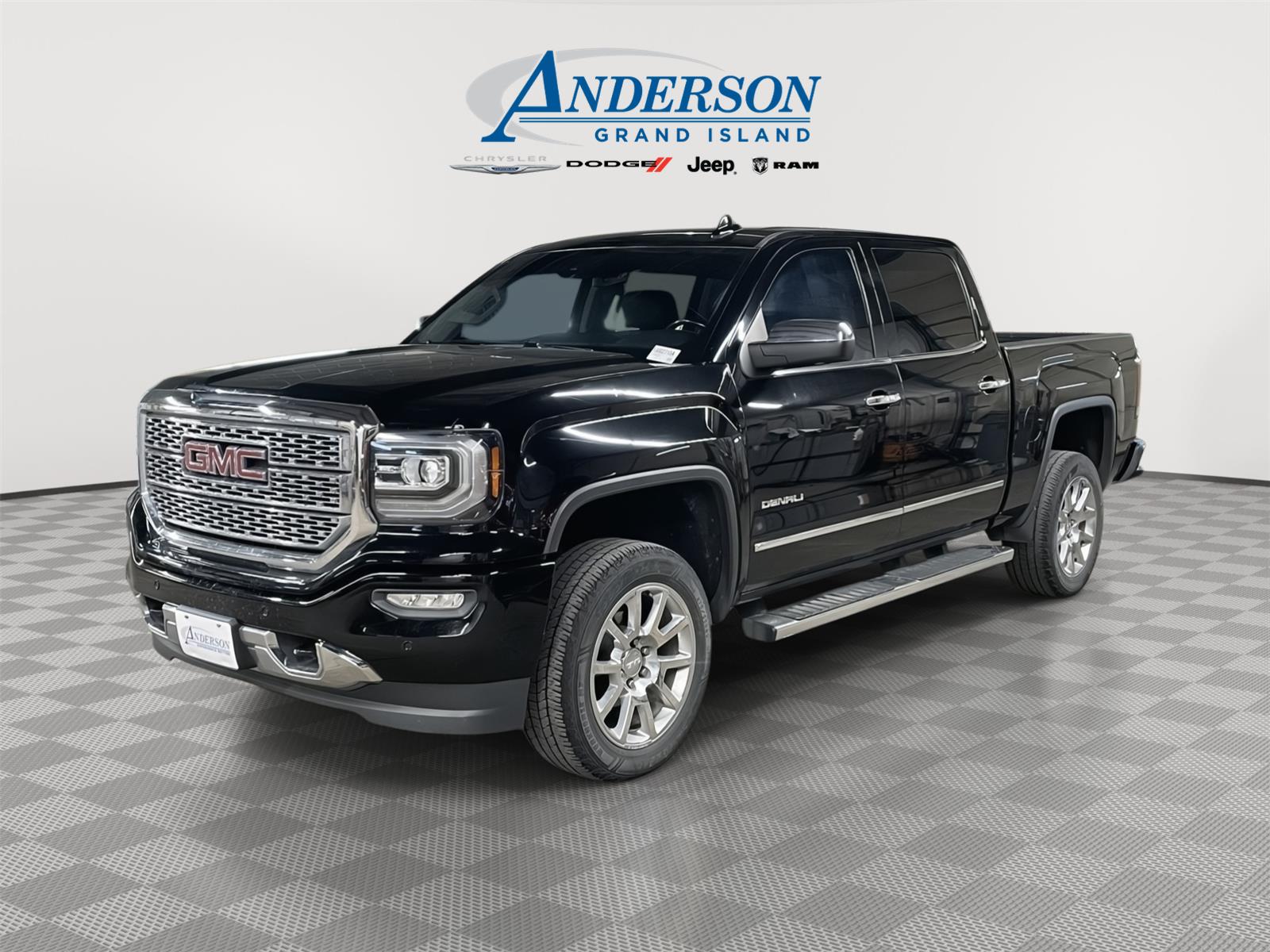 Onyx Black 2018 GMC Sierra 1500 Denali Crew Cab 4WD Pickup Truck Four-Wheel Drive 8-Speed Automatic