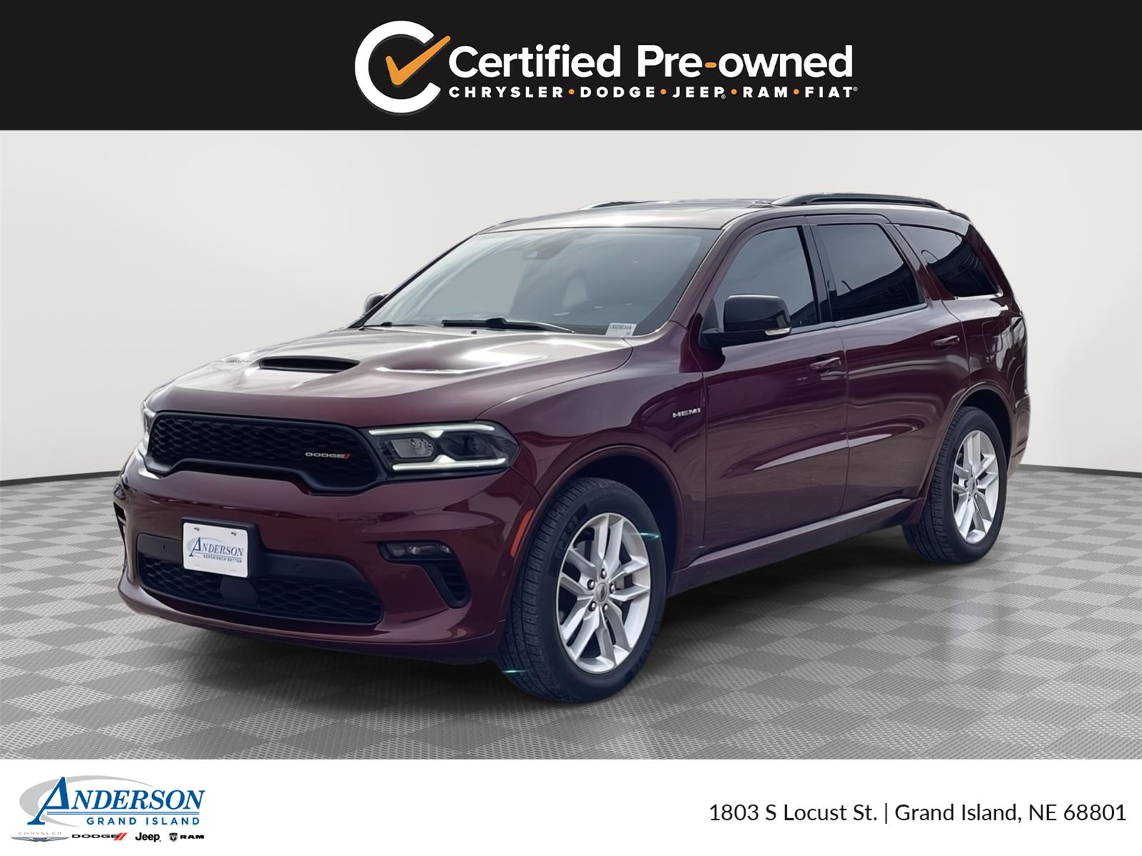 Octane Red Pearlcoat 2023 Dodge Durango R/T Premium AWD SUV / Crossover All-Wheel Drive 8-Speed Automatic