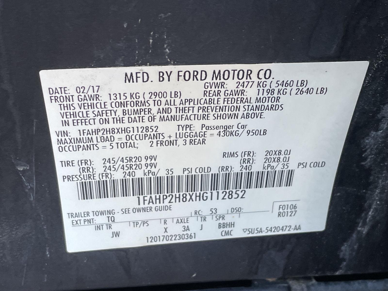 Used 2017 Ford Taurus for sale in Grand Island NE