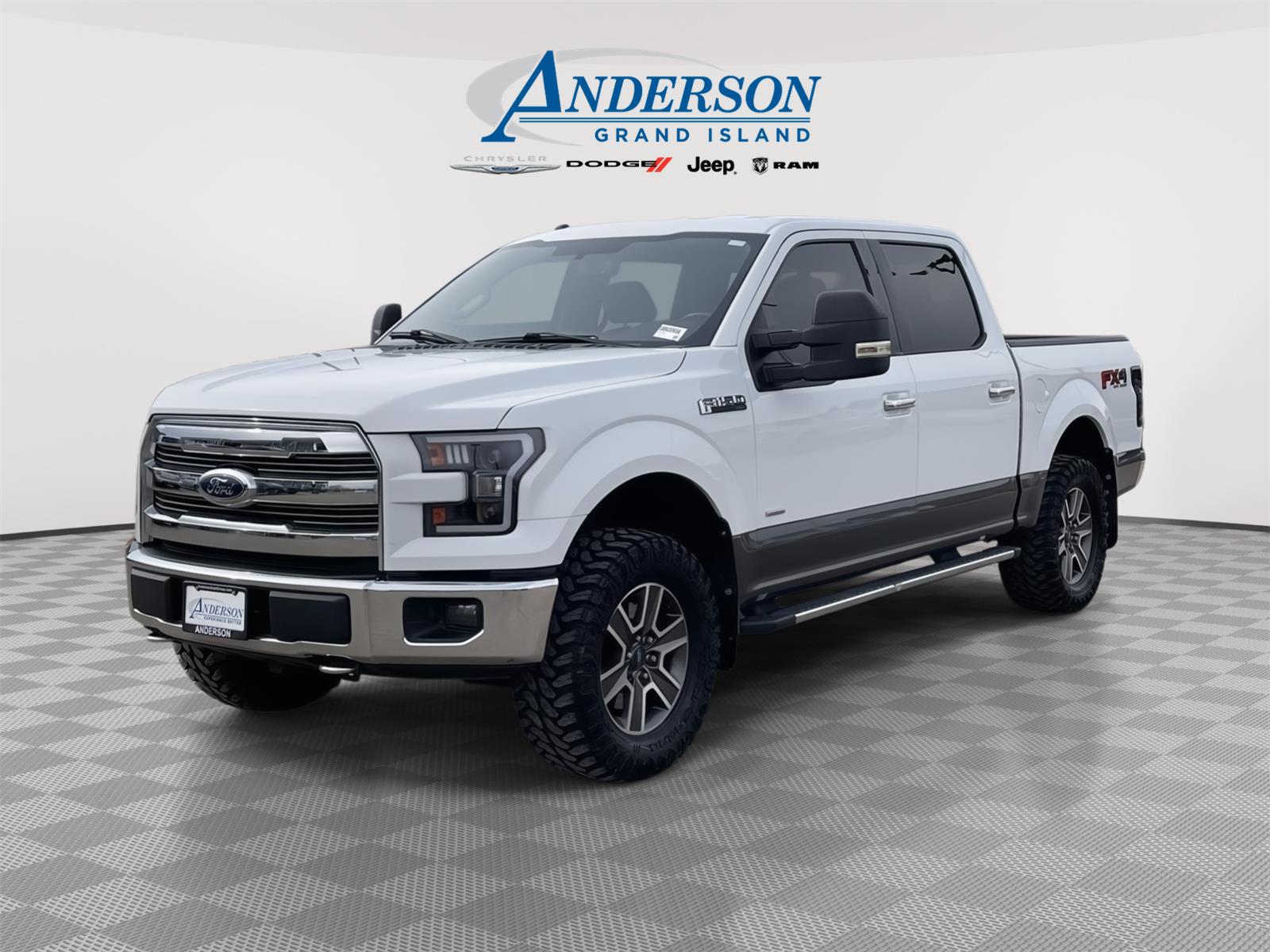 Oxford White 2015 Ford F-150 XLT SuperCrew 4WD Pickup Truck Four-Wheel Drive 6-Speed Automatic
