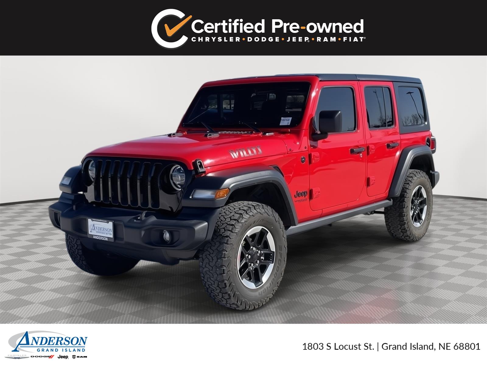 Firecracker Red Clearcoat 2020 Jeep Wrangler Unlimited Willys 4WD SUV / Crossover Four-Wheel Drive 8-Speed Automatic