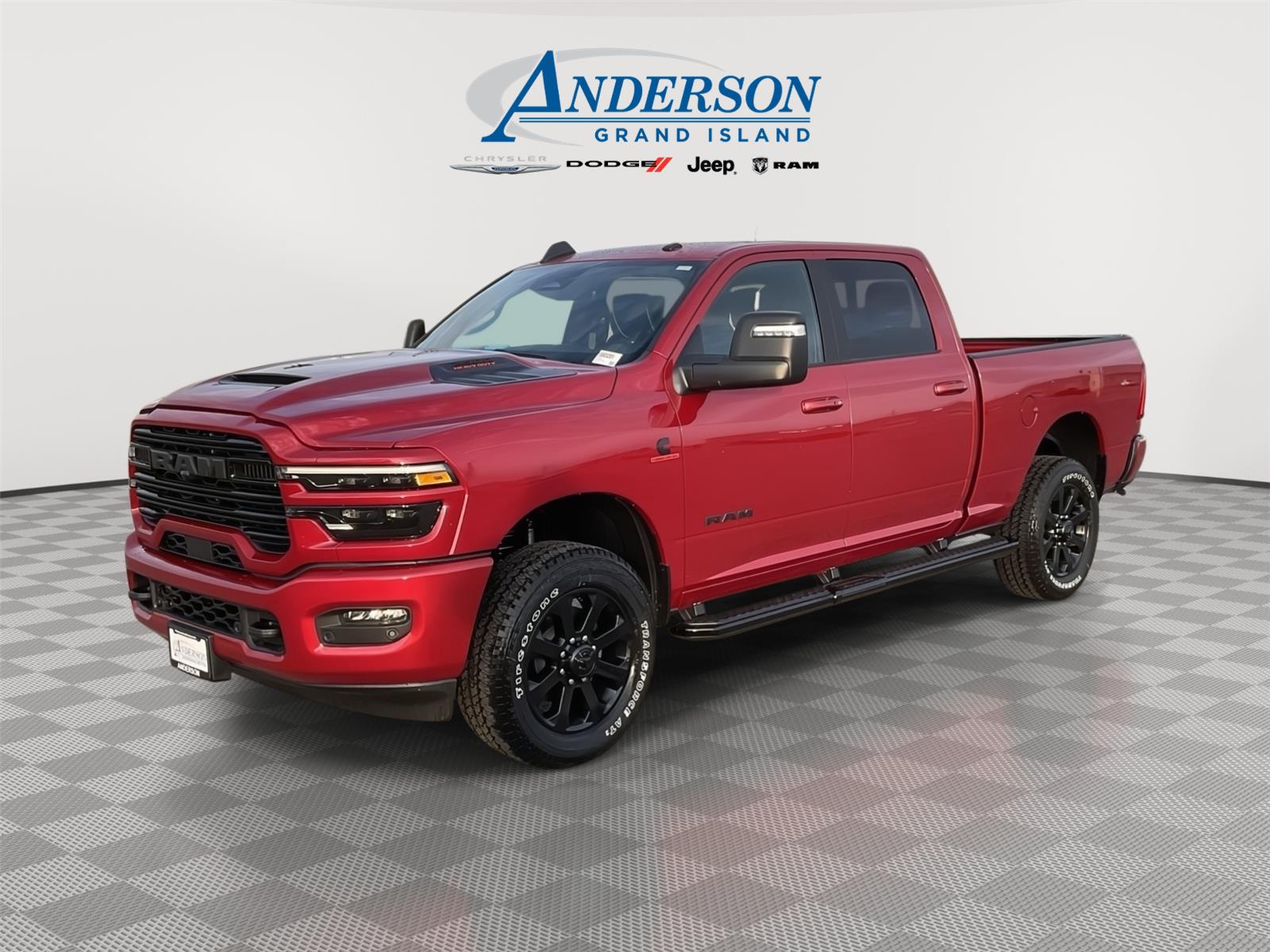 Molten Red Pearlcoat 2026 RAM 2500 Laramie Crew Cab 4WD Pickup Truck Four-Wheel Drive 8-Speed Automatic